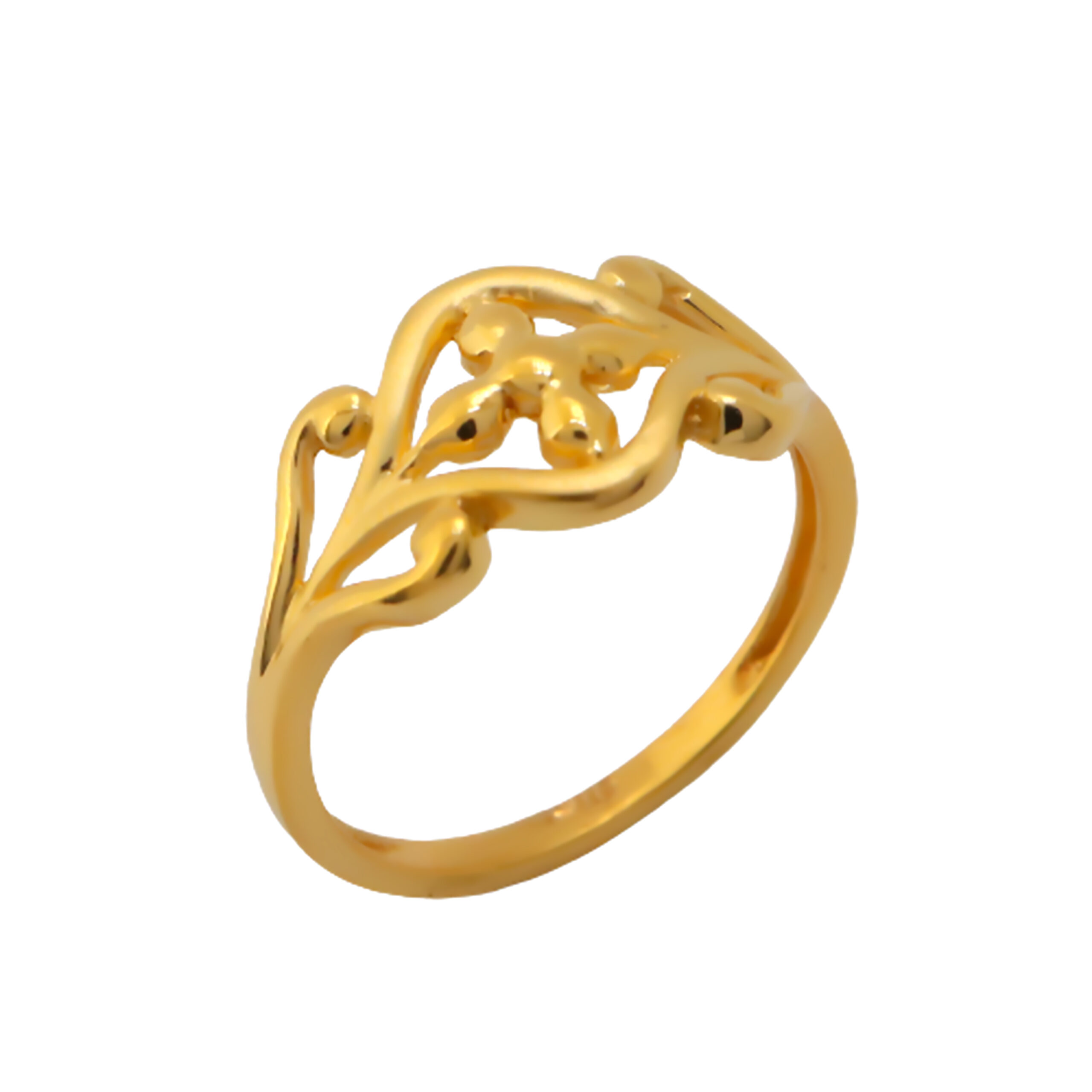 22k Gold Plain Gorgeous Ring