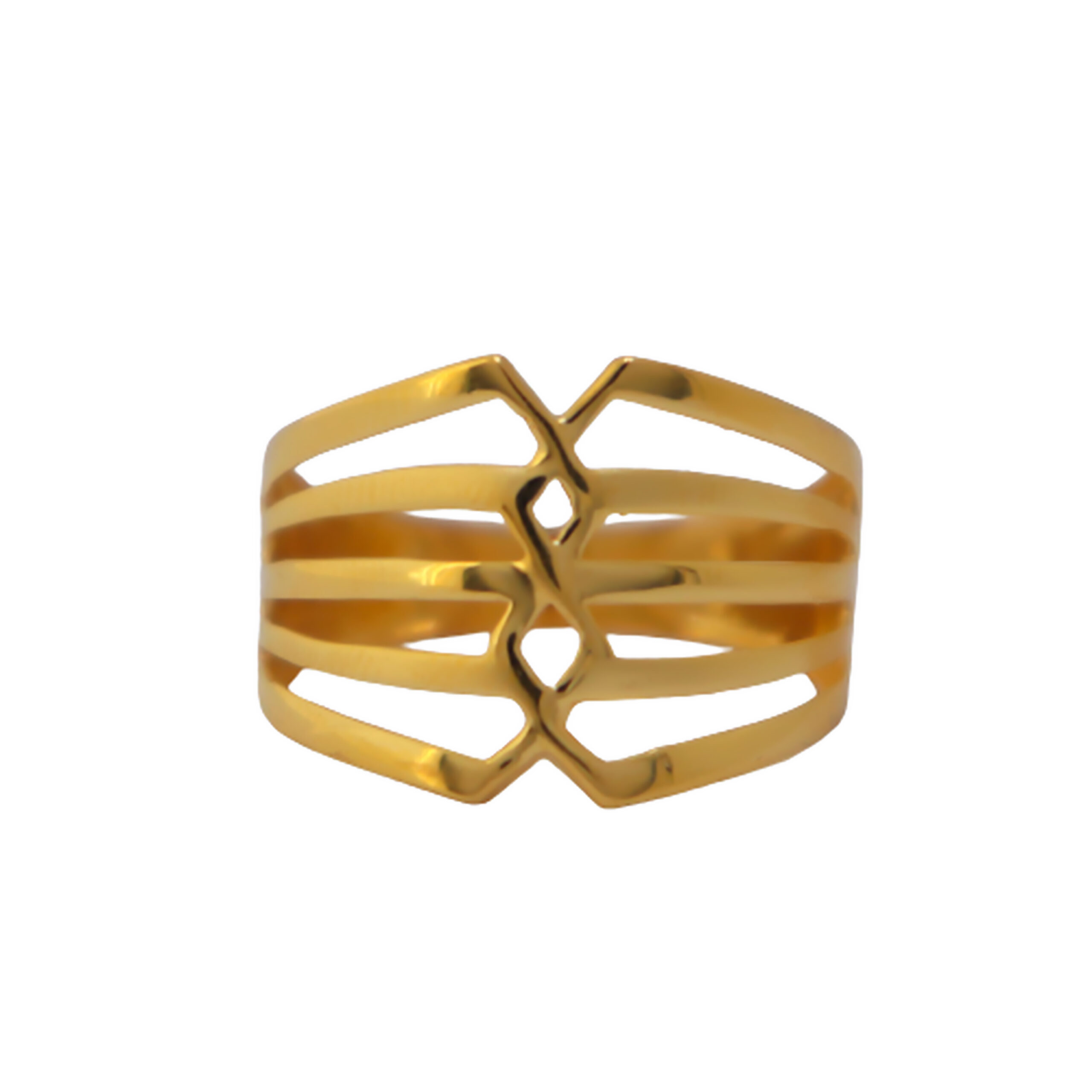 22k Gold Plain Divine Ring - Image 3