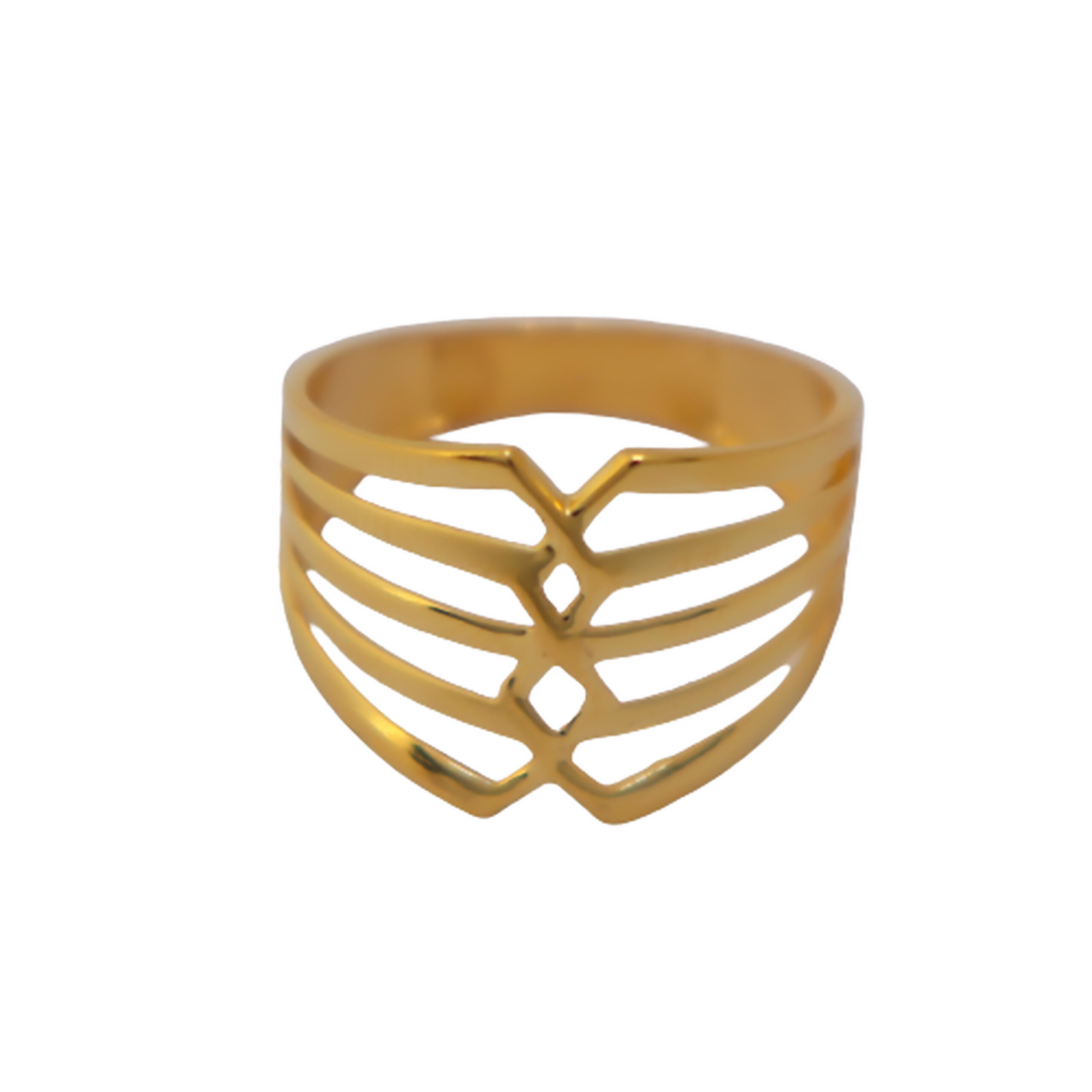 22k Gold Plain Divine Ring - Image 2