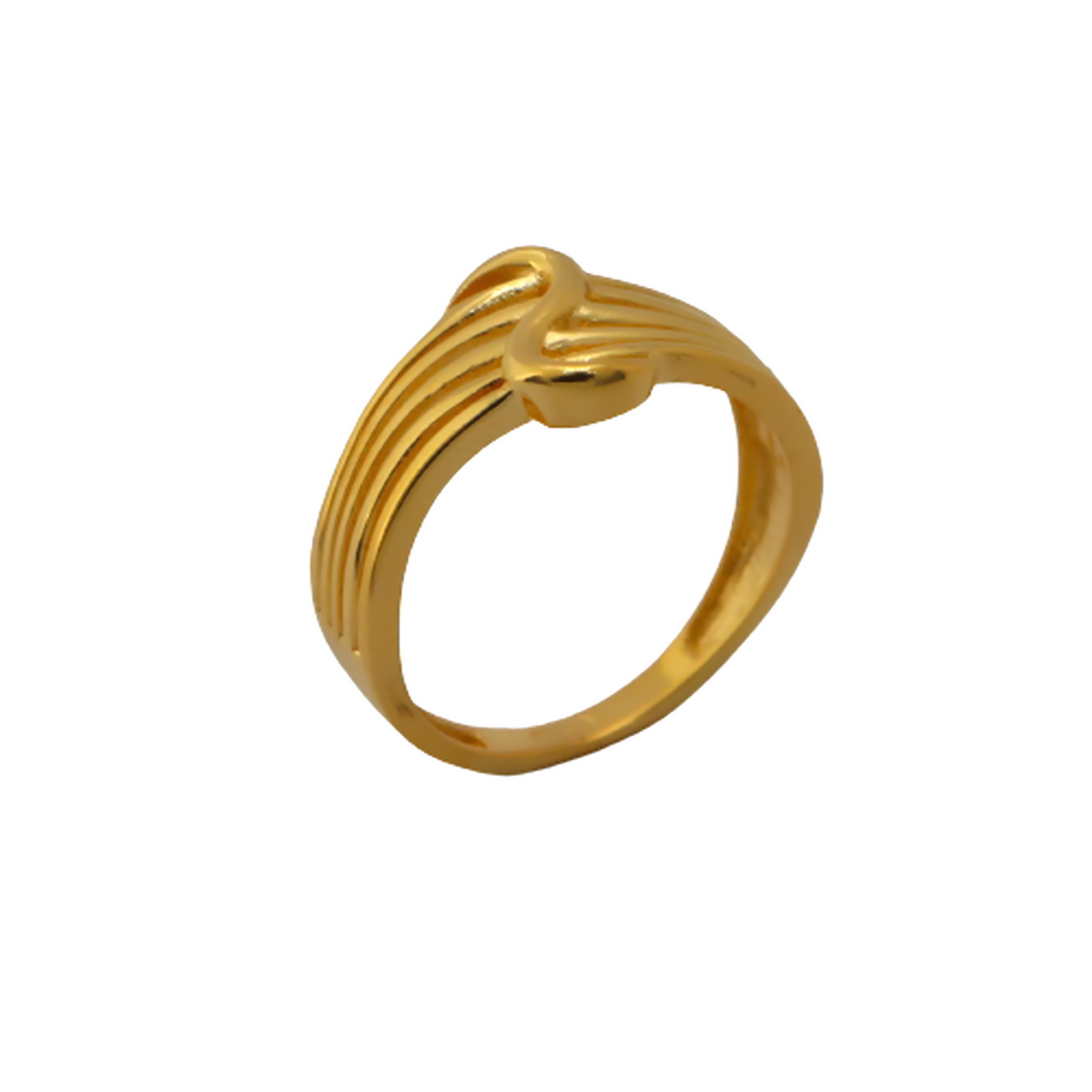 22k Gold Plain Evergreen Ring