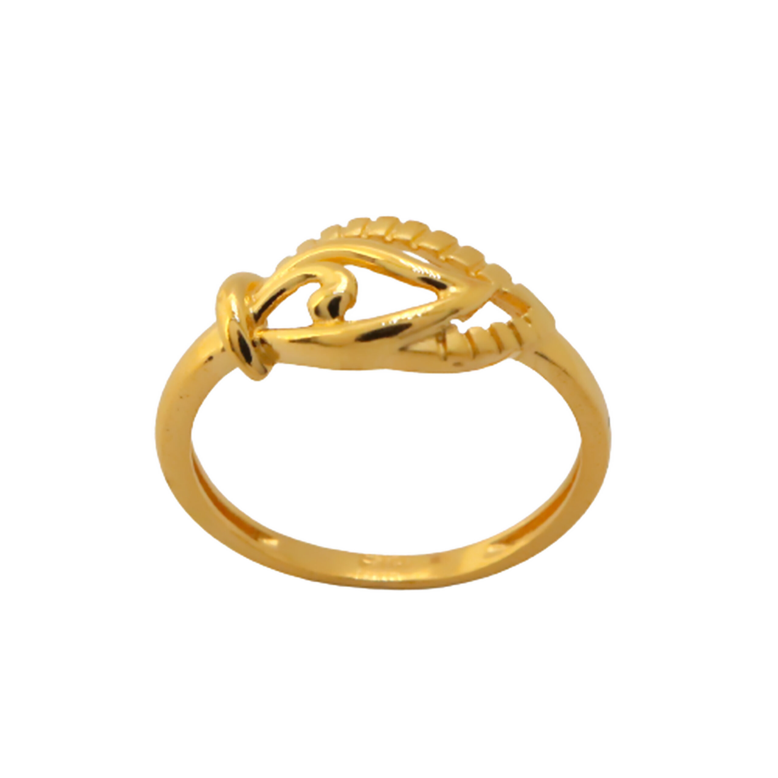 22k Gold Plain Elite Ring - Image 3