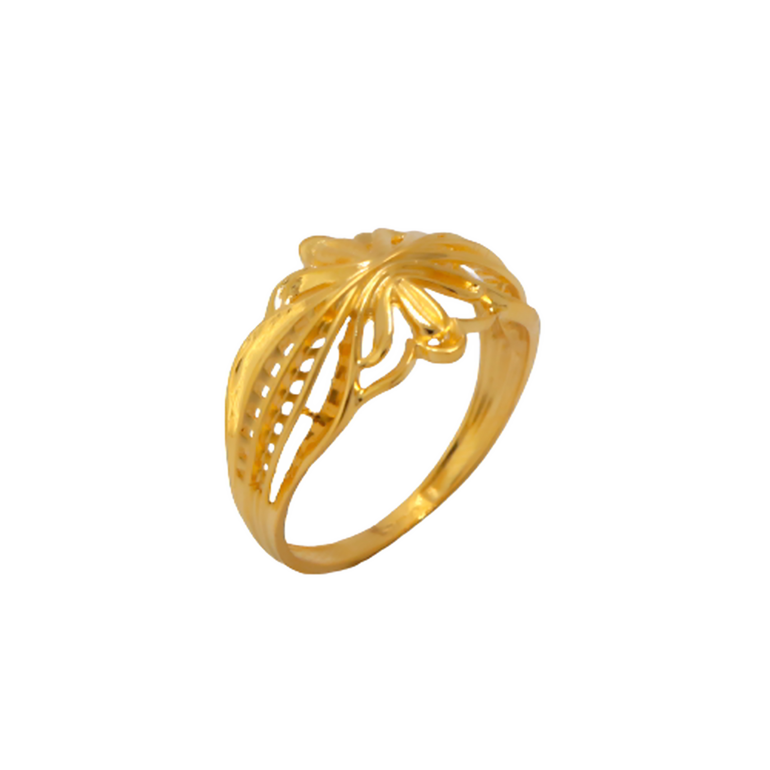 22k Gold Plain Traditional Ring
