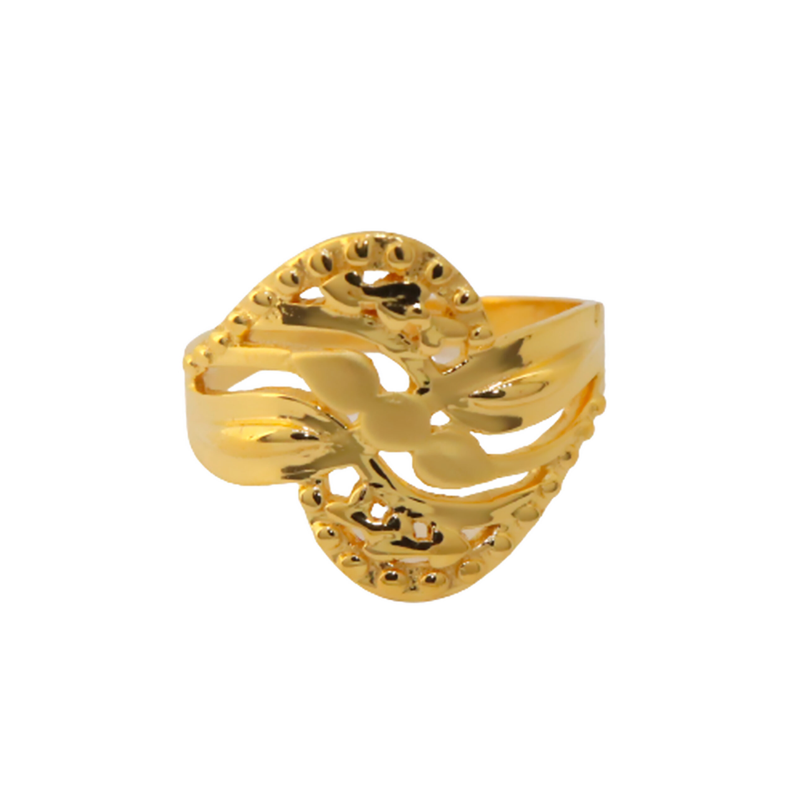 22k Gold Plain Simple Ring - Image 2