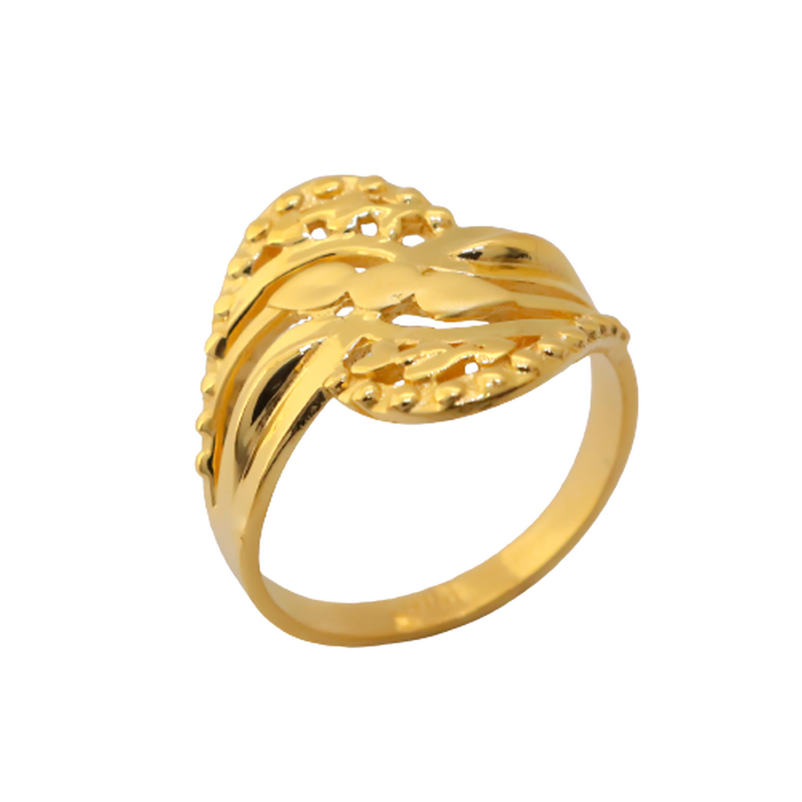 22k Gold Plain Simple Ring