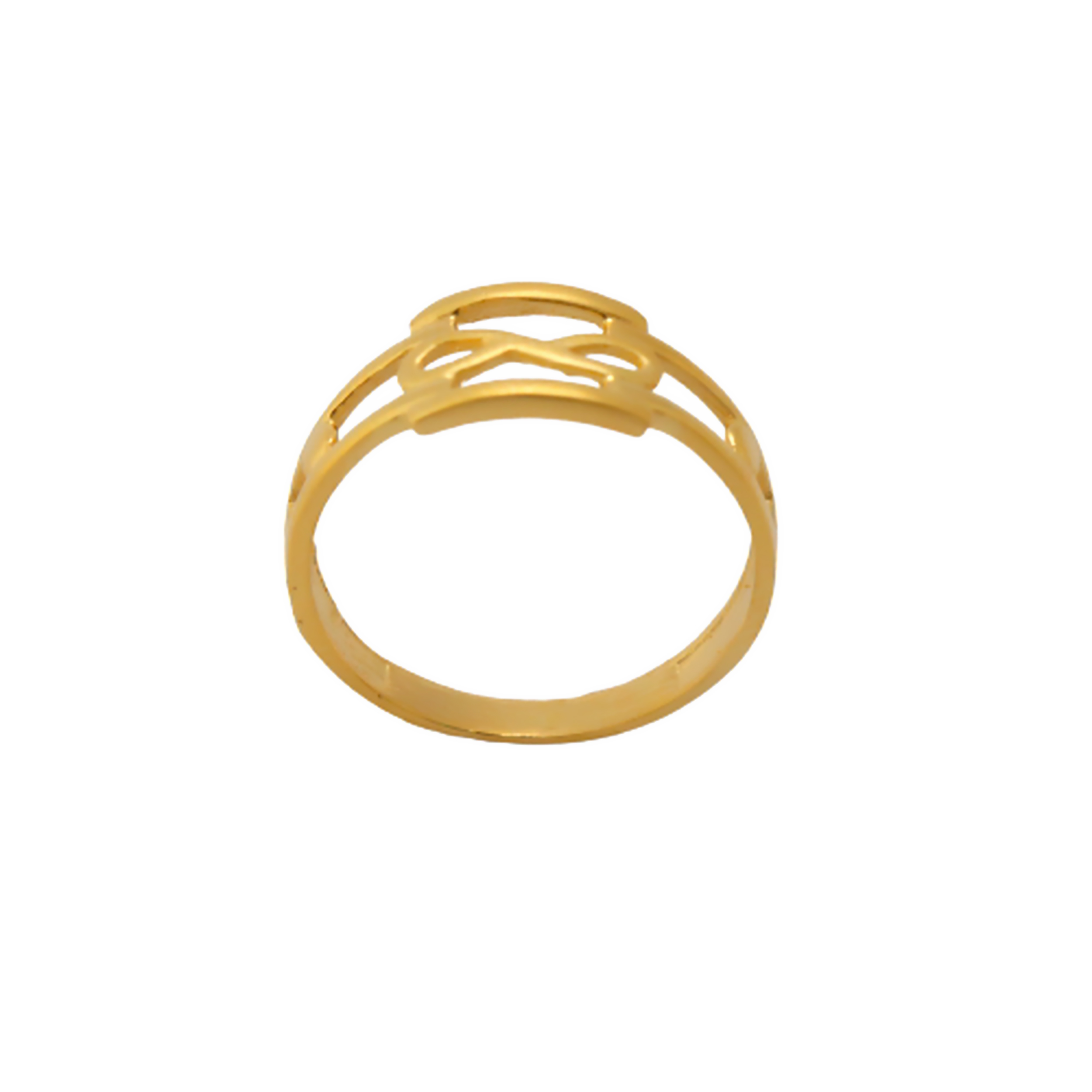 22k Gold Plain Connecting Ring - Image 3