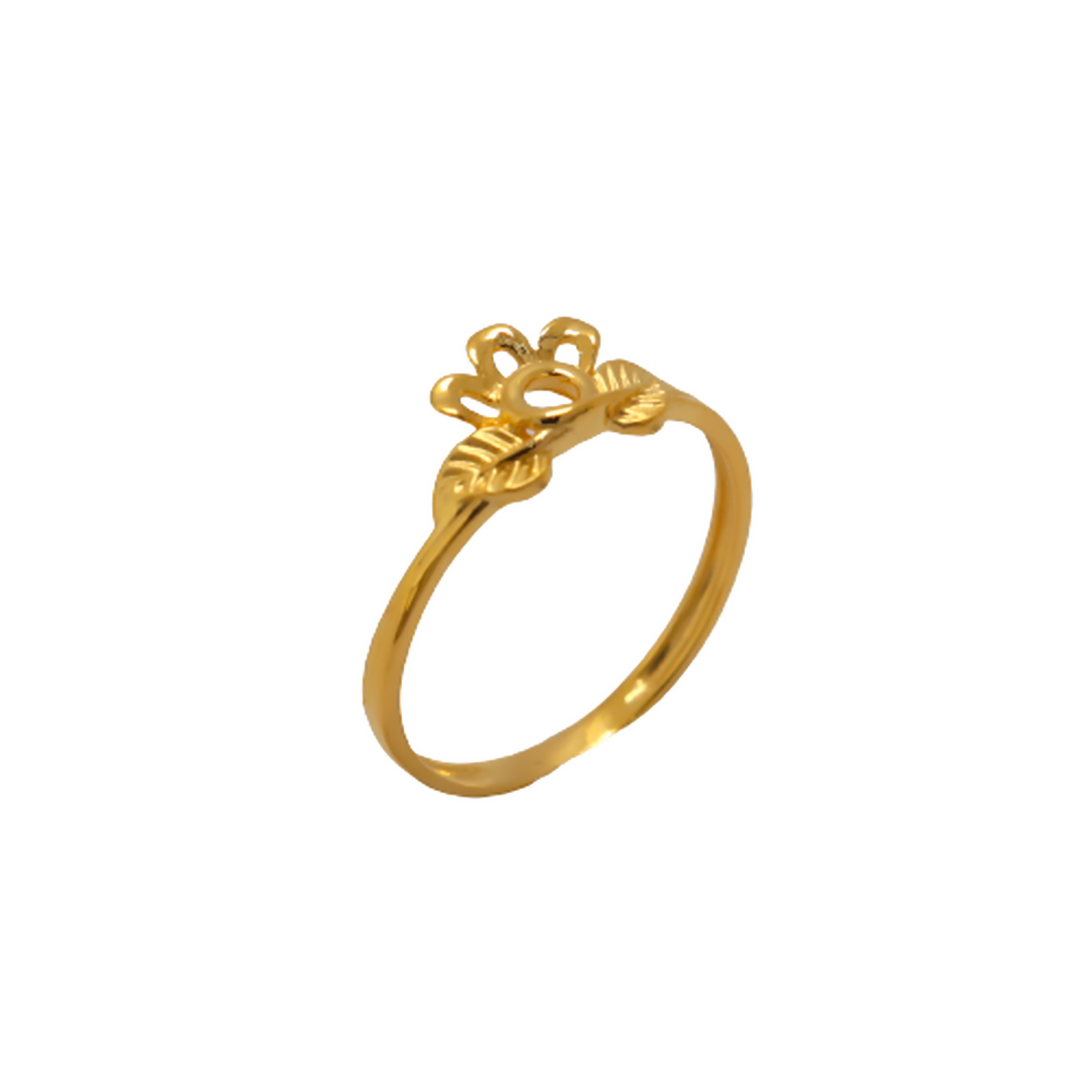 22k Gold Plain Stylish Ring - Image 3