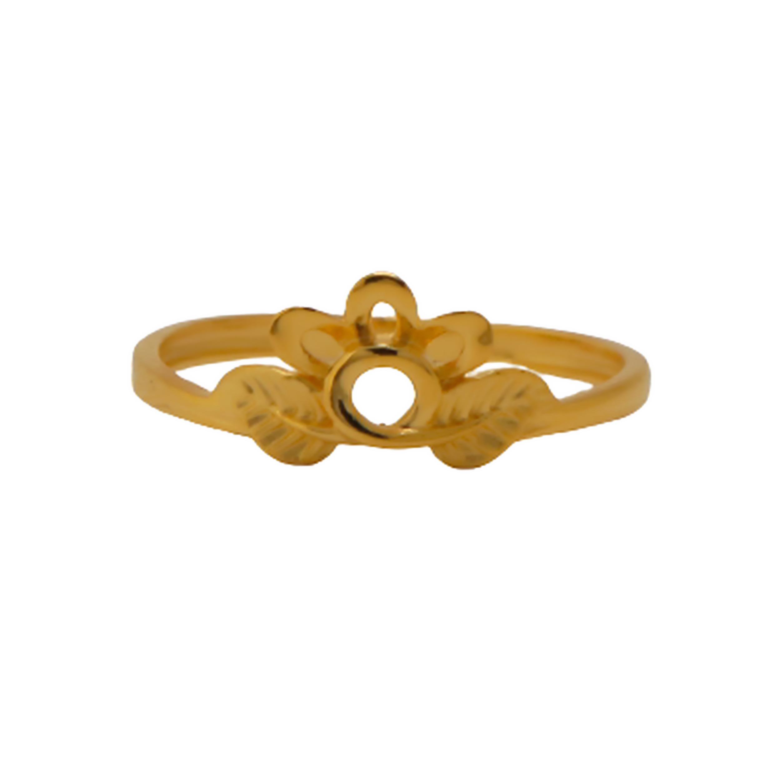 22k Gold Plain Stylish Ring - Image 2
