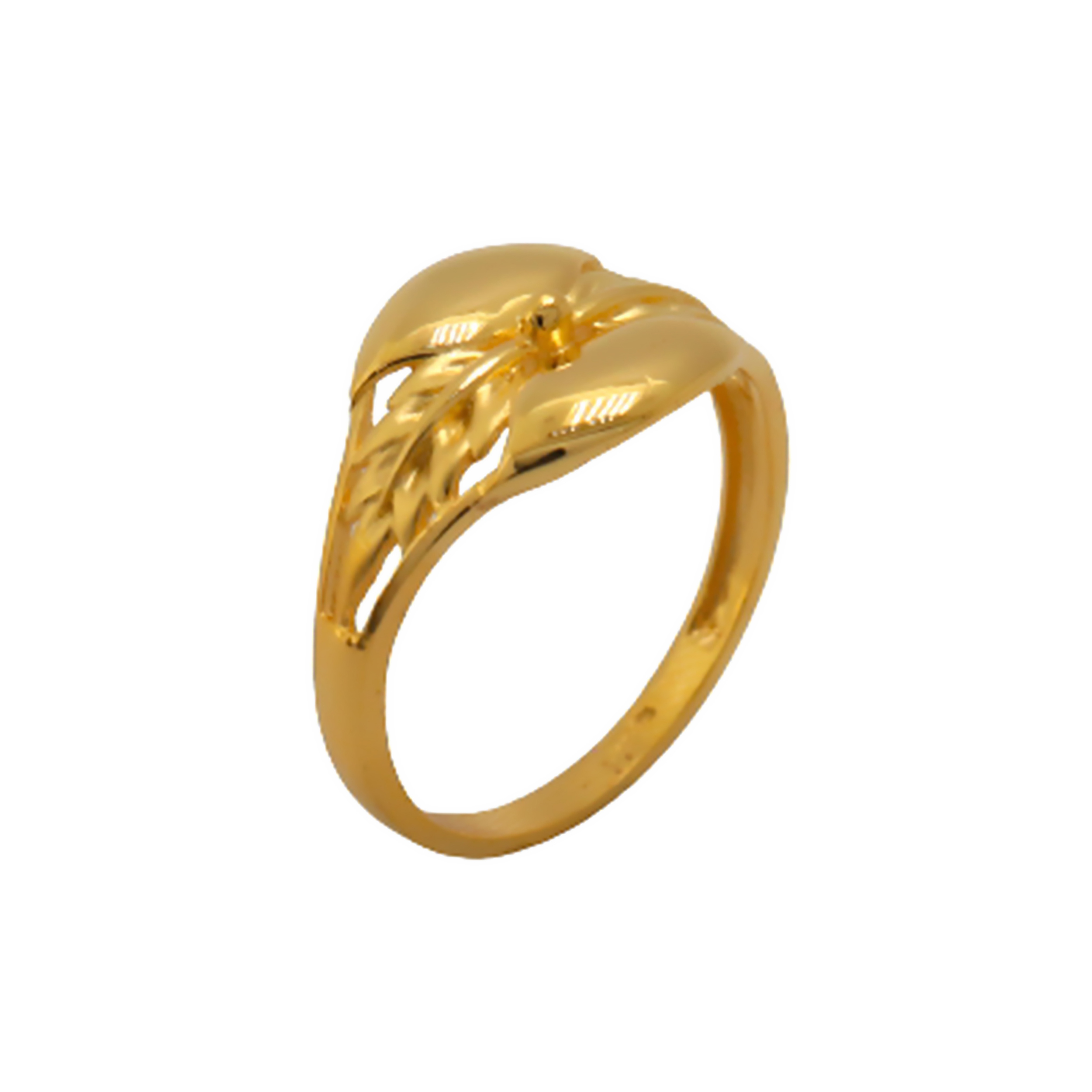22k Gold Plain Traditional Ring