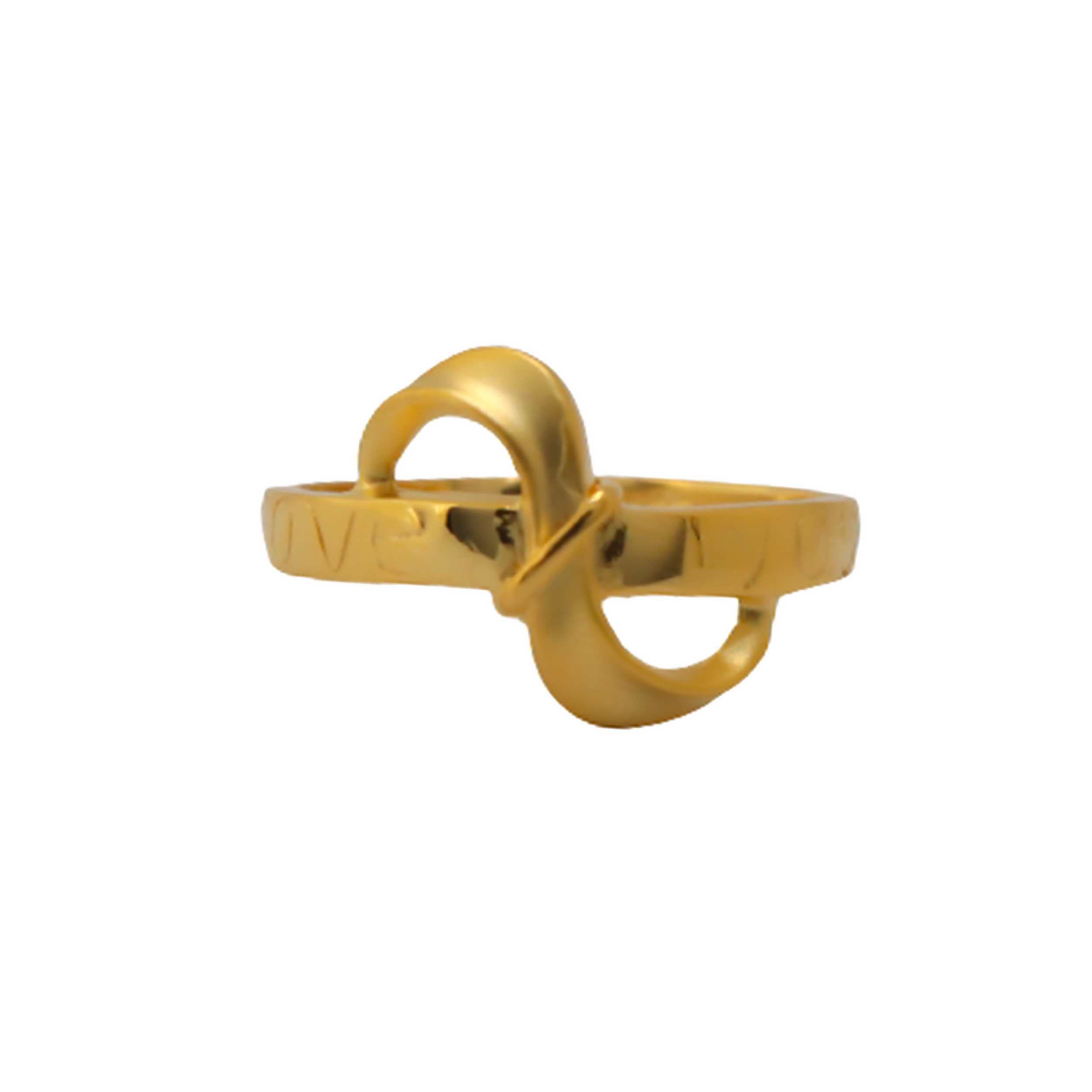 22k Gold Plain Elite Ring - Image 3