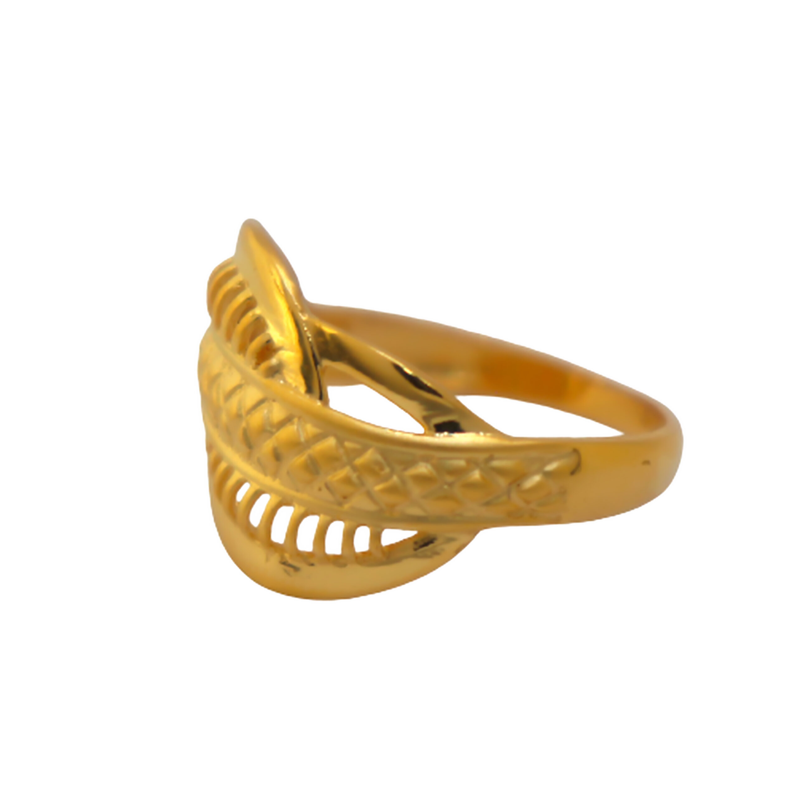 22k Gold Plain Unique Ring - Image 3