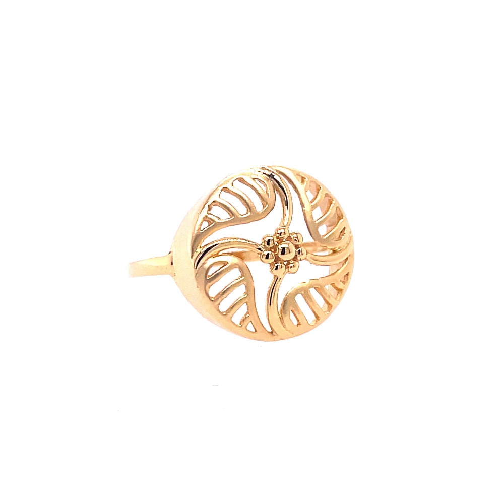 22k gold plain orval ring - Image 4