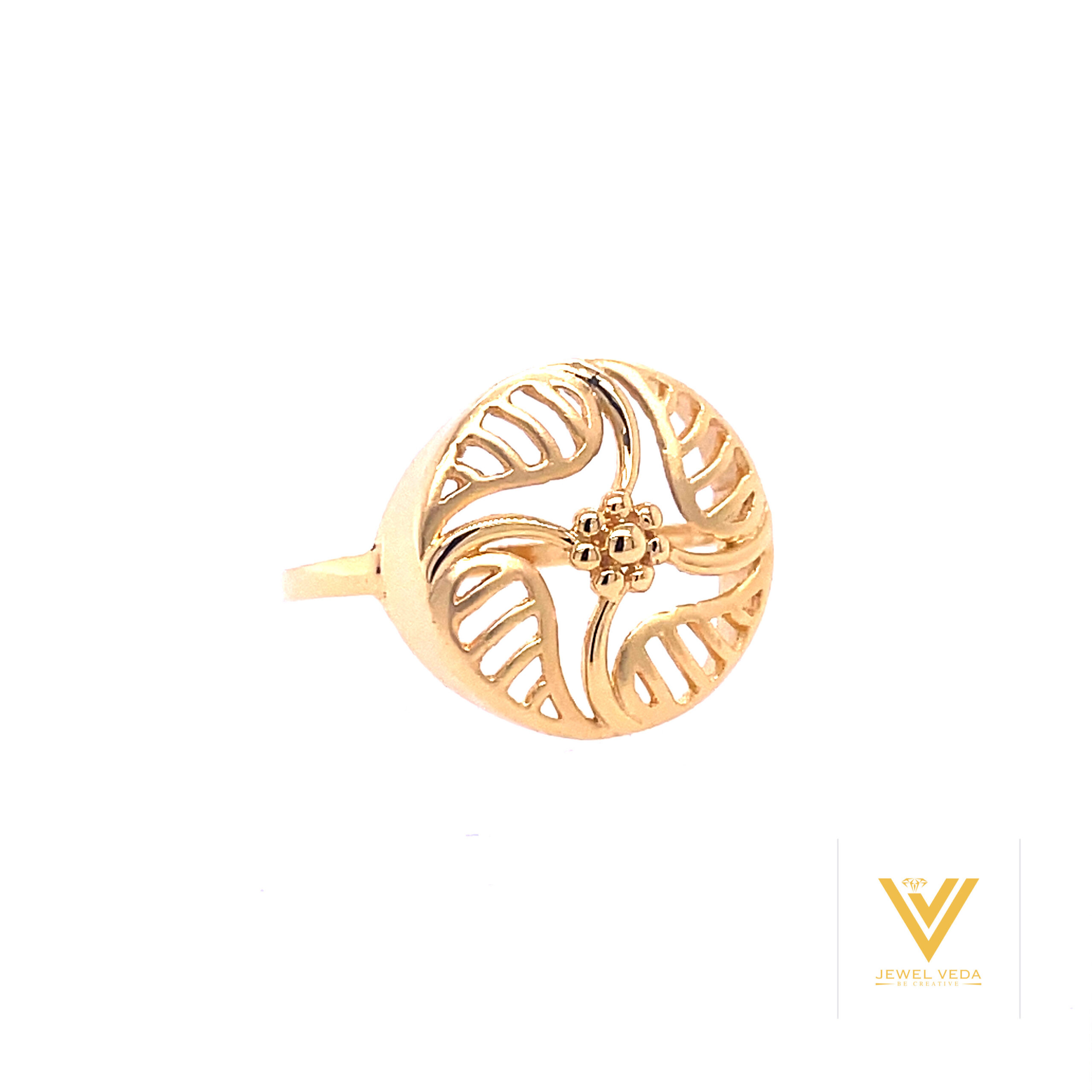 22k gold plain orval ring