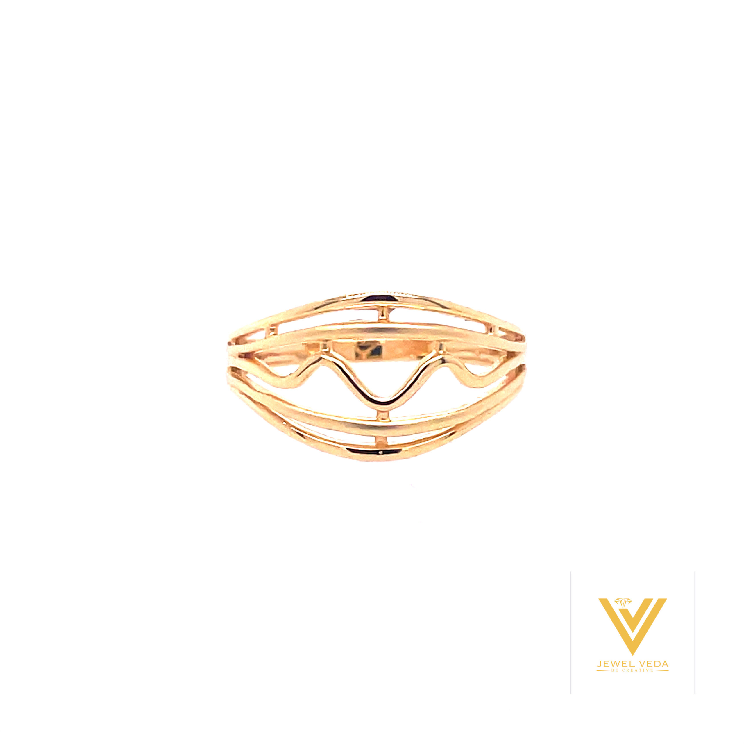 22k gold plain raisha ring - Image 3