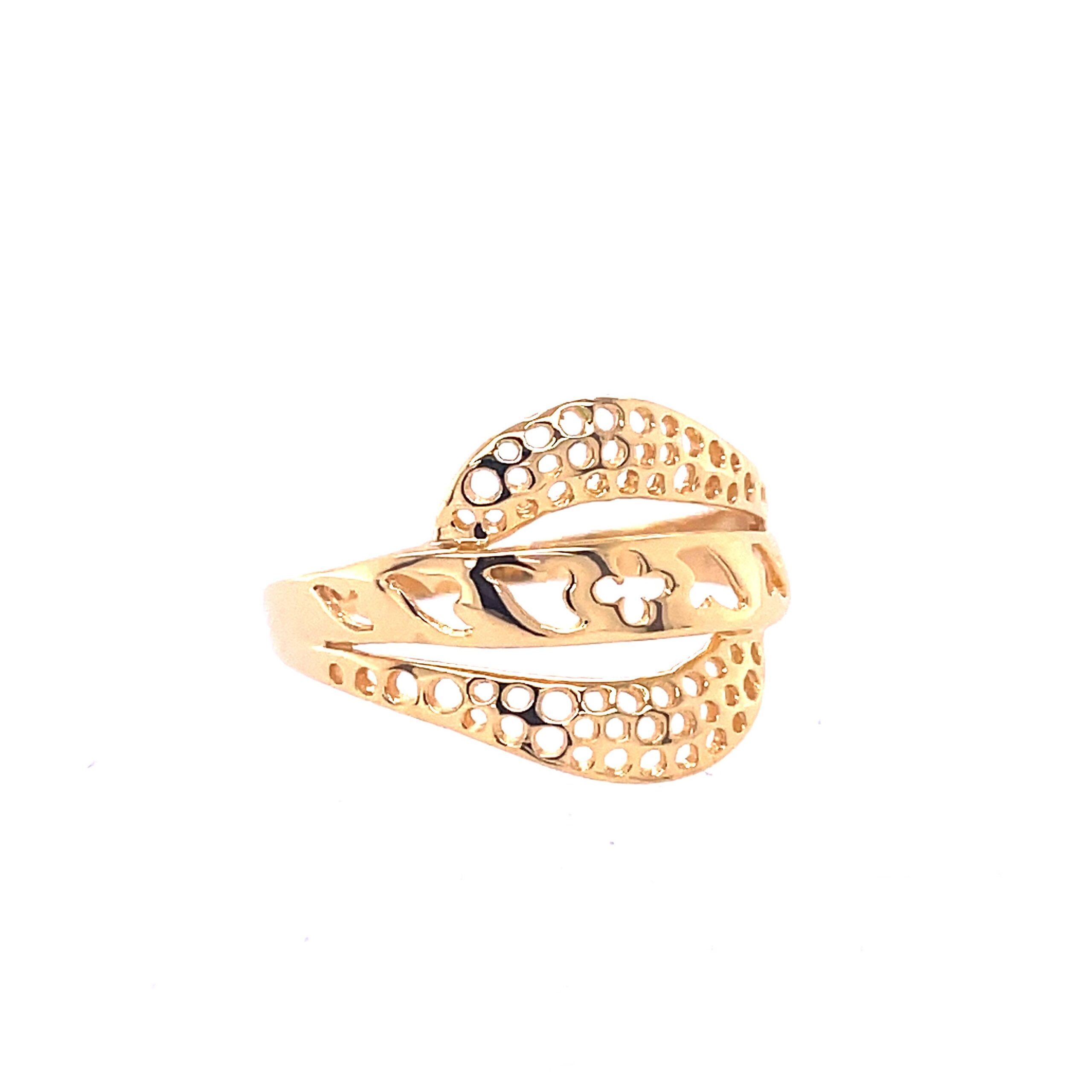 22k Gold Plain Uraa Ring