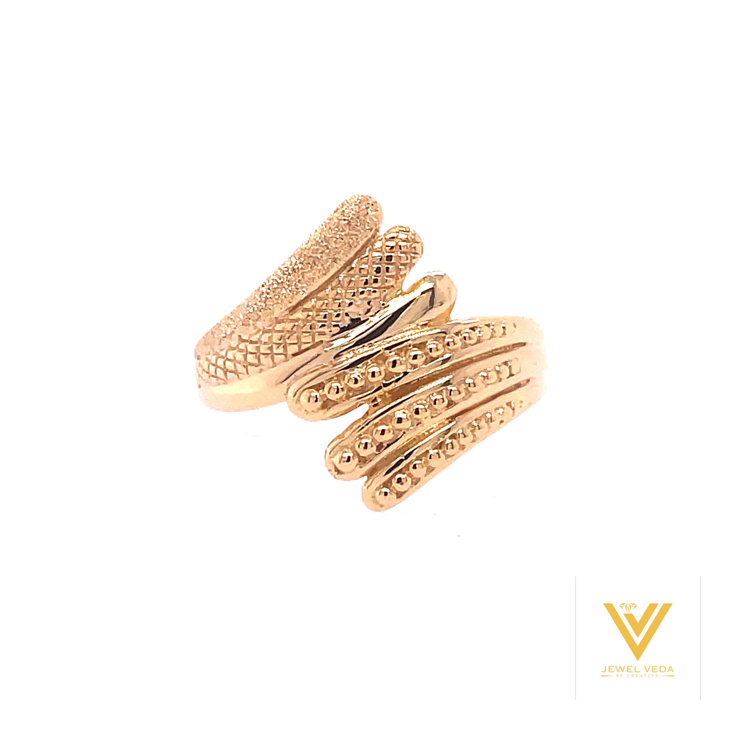 22k Gold Plain Traditional Ring - Image 3