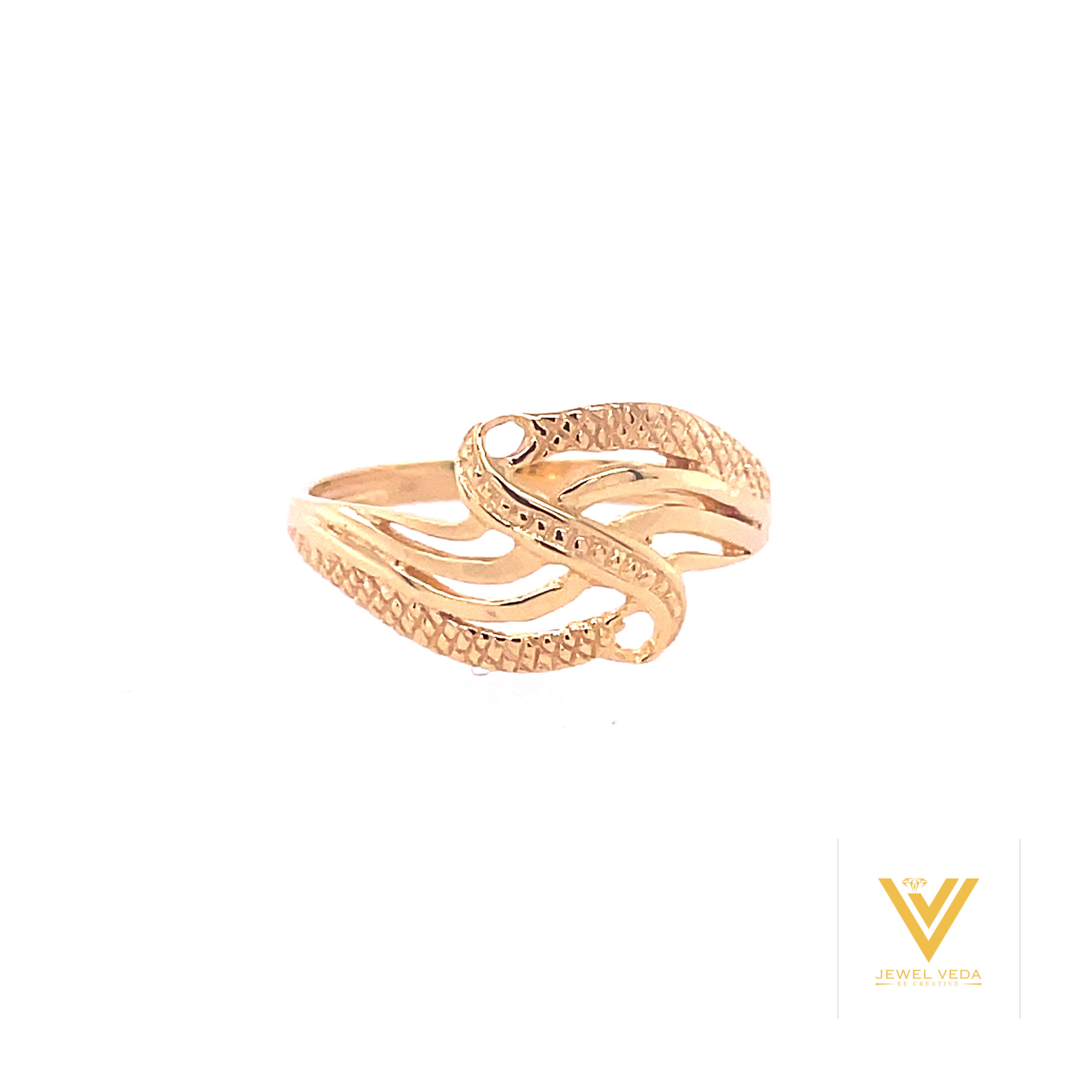 22k gold plain layers ring - Image 3