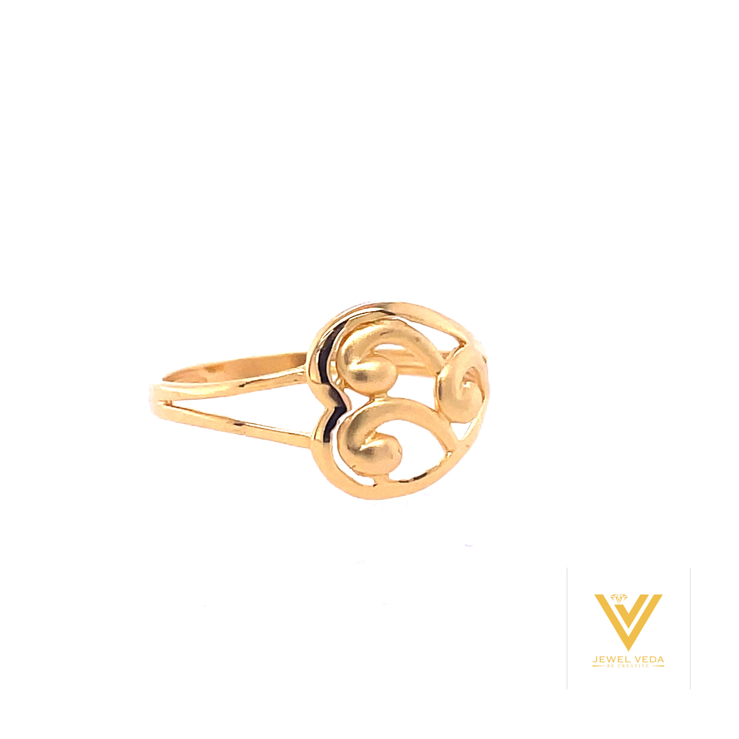 22k gold plain elite ring