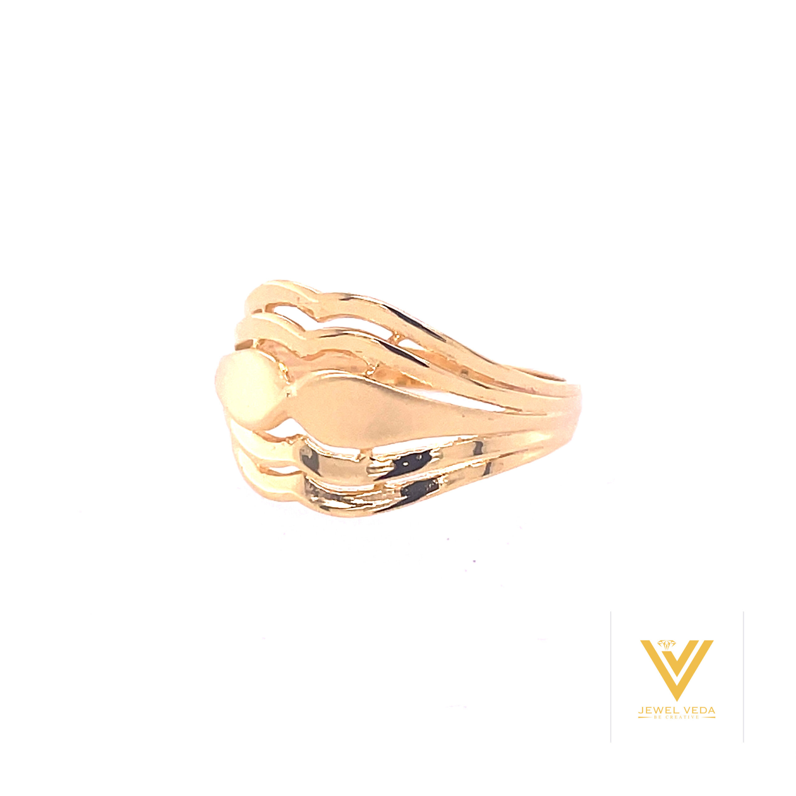 22k gold plain elegant ring - Image 2