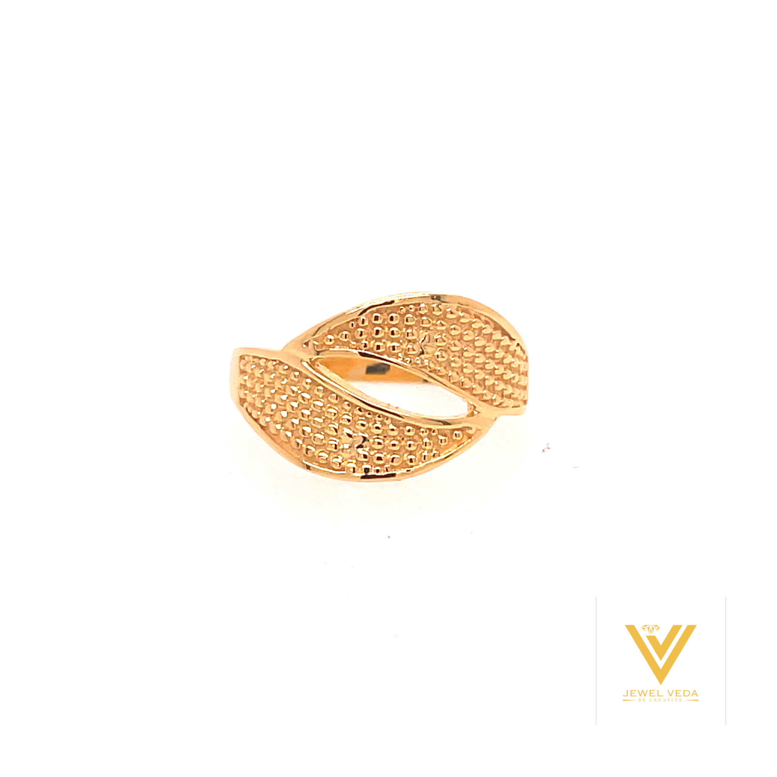 22k gold plain fancy ring - Image 3