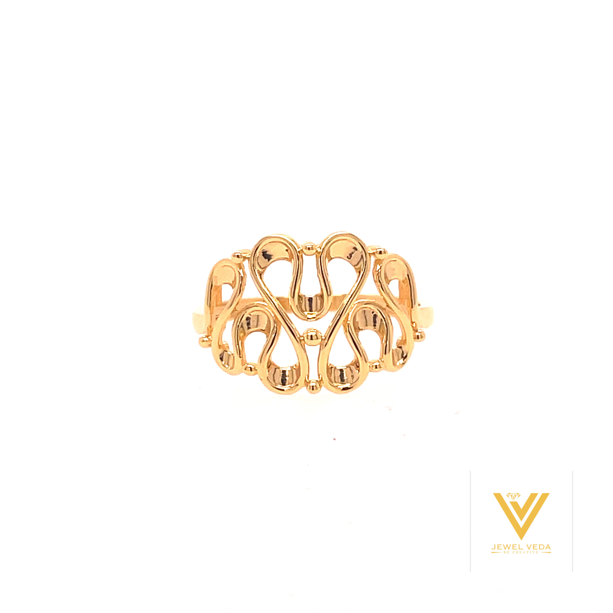 22k gold plain beautiful ring - Image 3