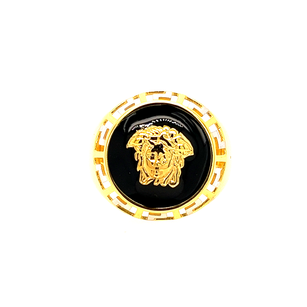 22K gold Big Versace Ring - Image 3