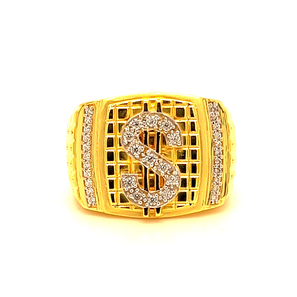 22K Big Dollar Ring - Image 3