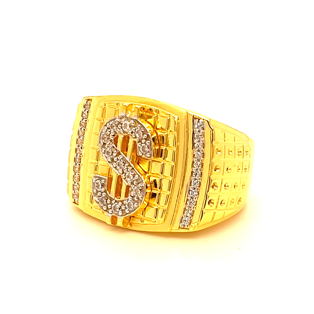 22K Big Dollar Ring - Image 2
