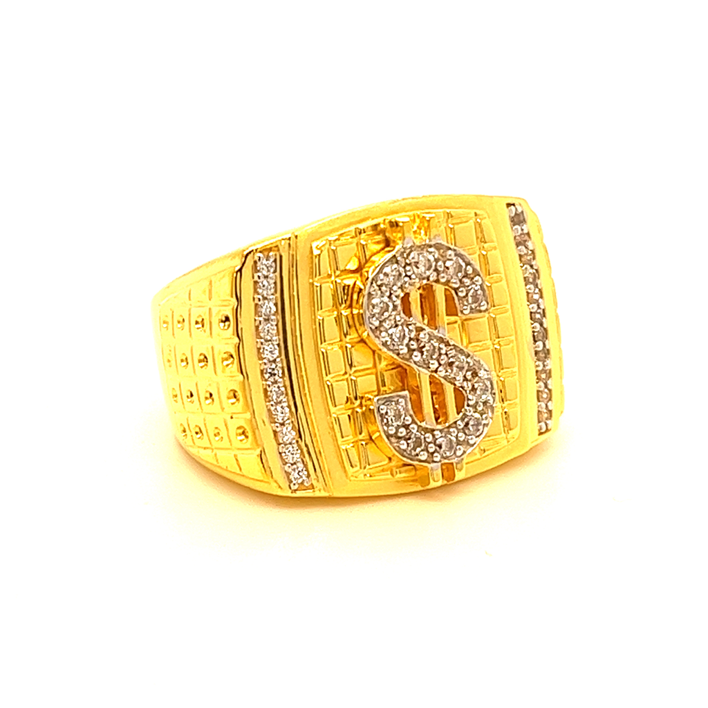 22K Big Dollar Ring