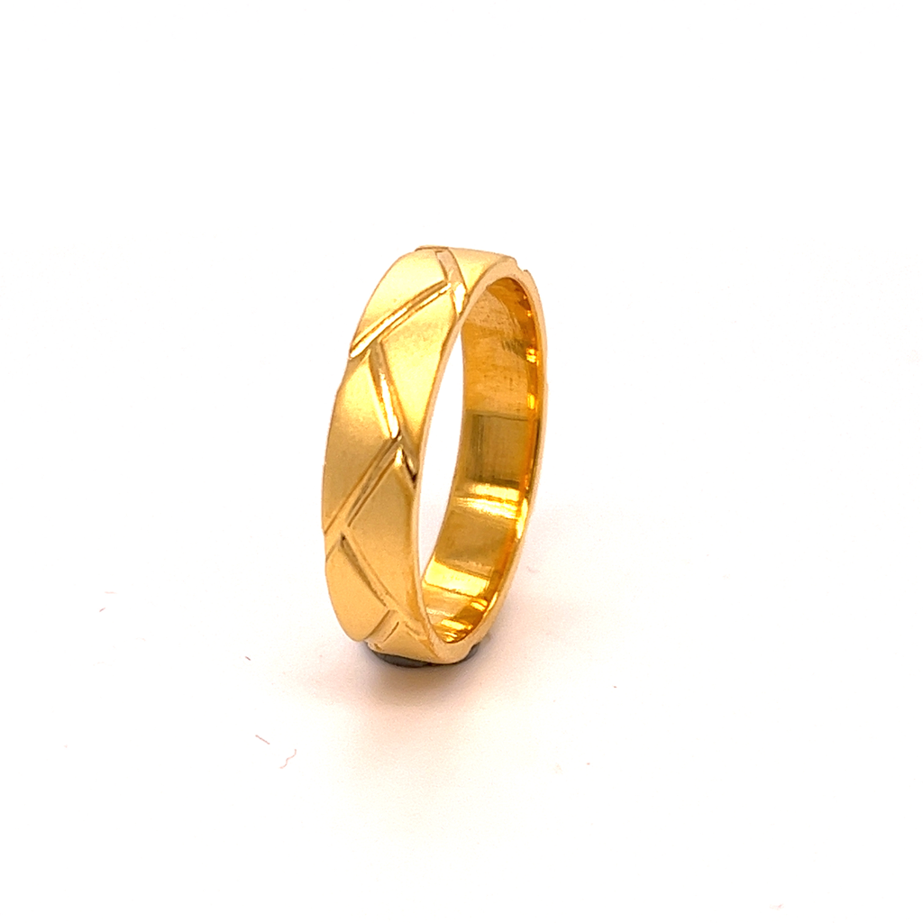22k Gold Cabana bands Ring - Image 2