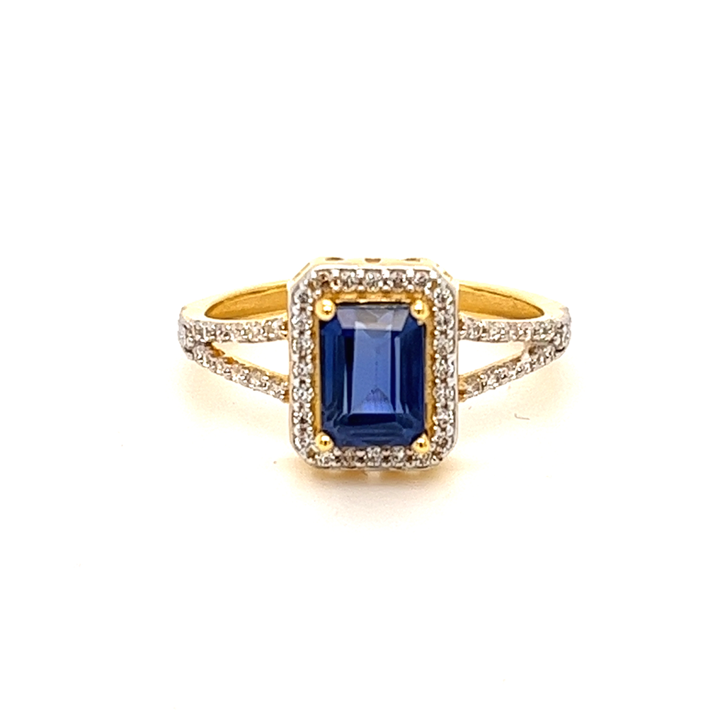 22k Gold CZ Strong n Smart Ring - Image 3
