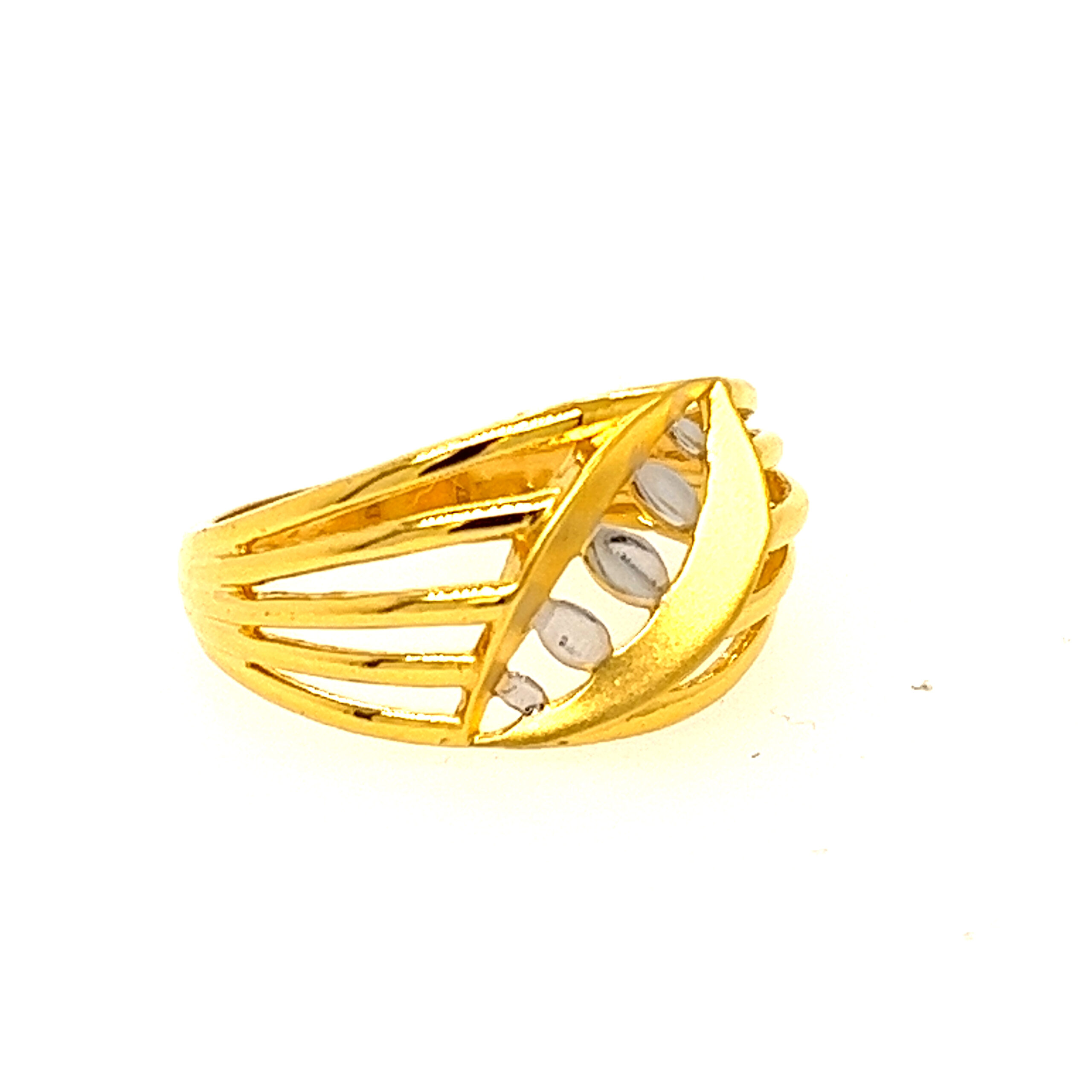 22k Gold Plain Precious Ring