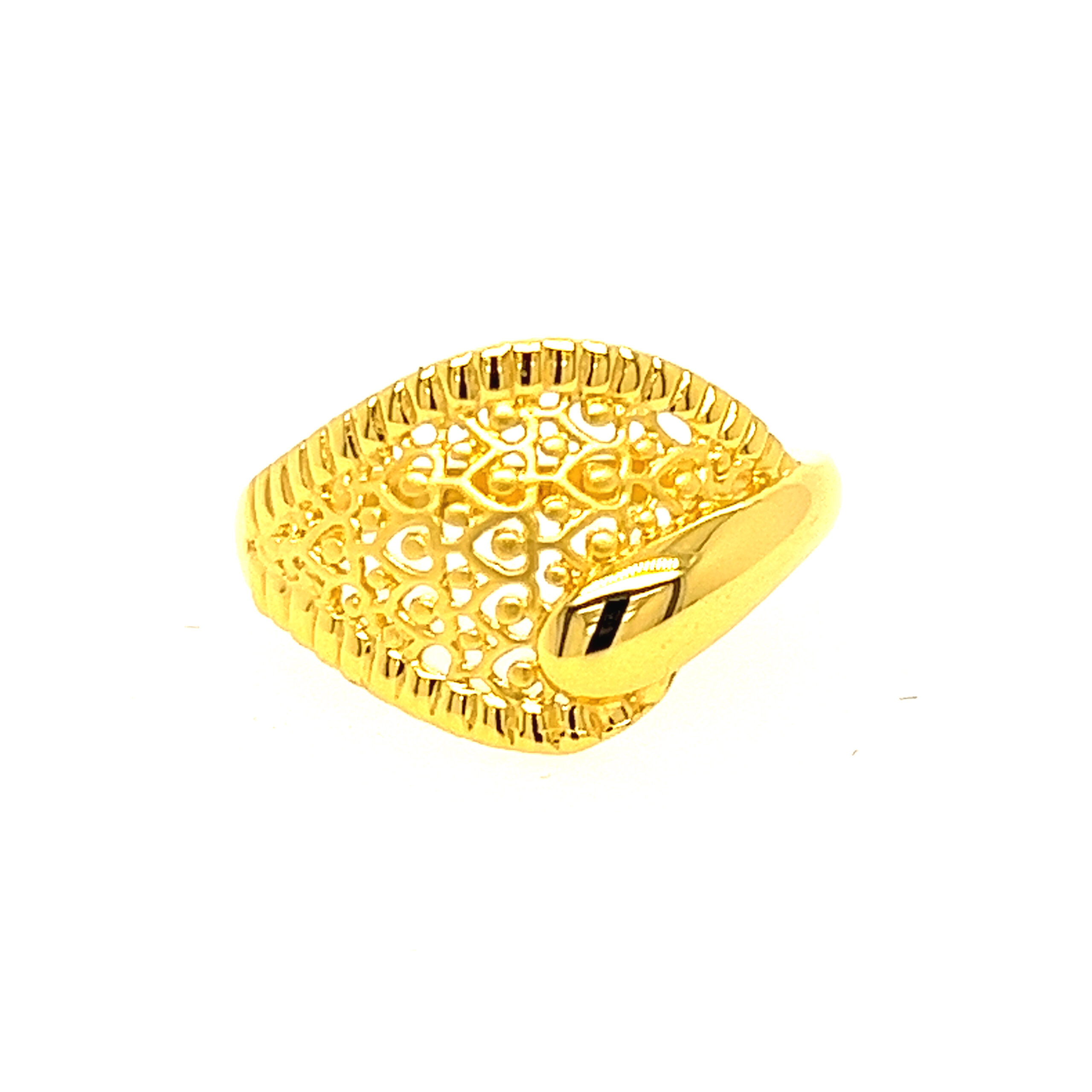 22k Gold Plain Merry Ring - Image 2