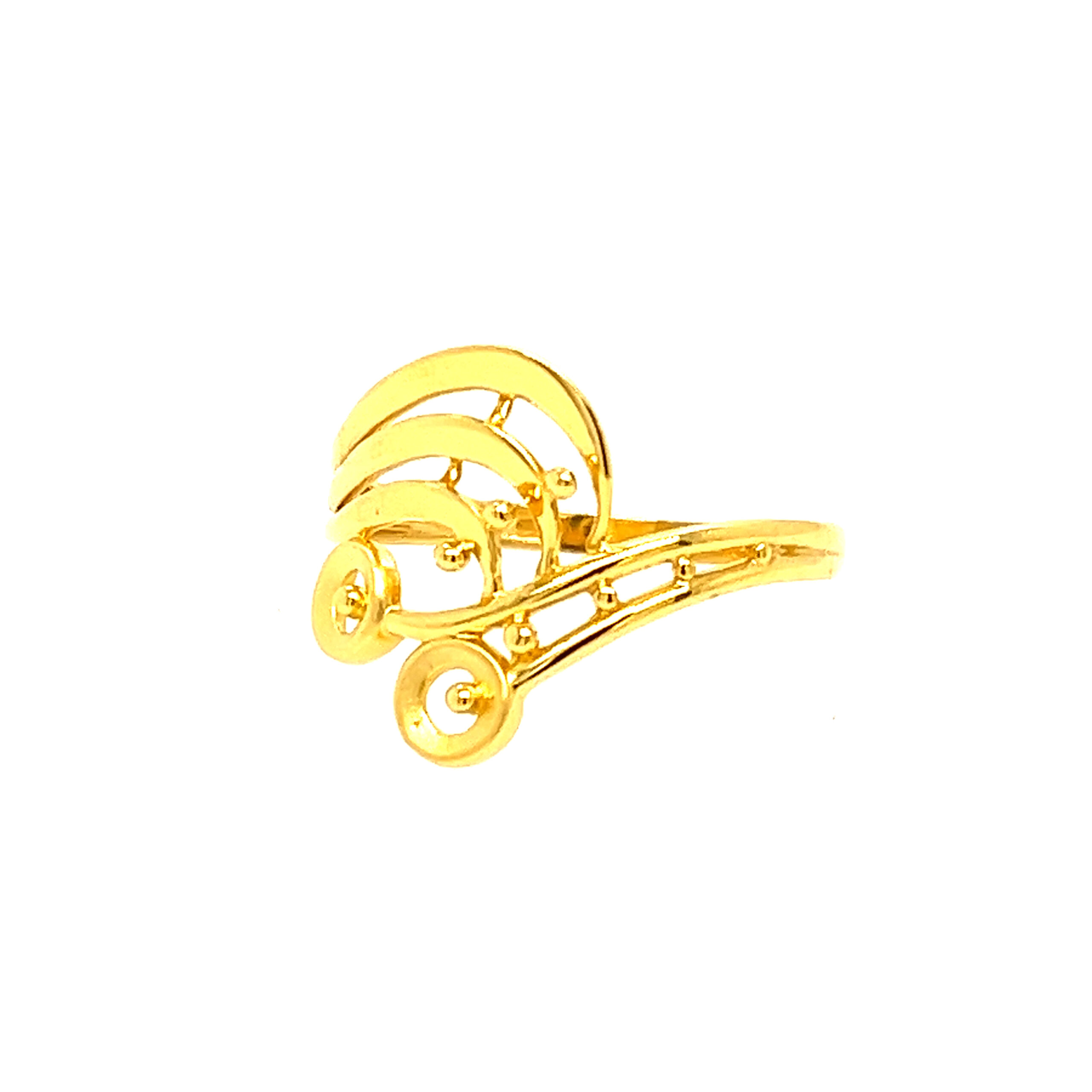 22k Gold Plain Perfect Ring - Image 3