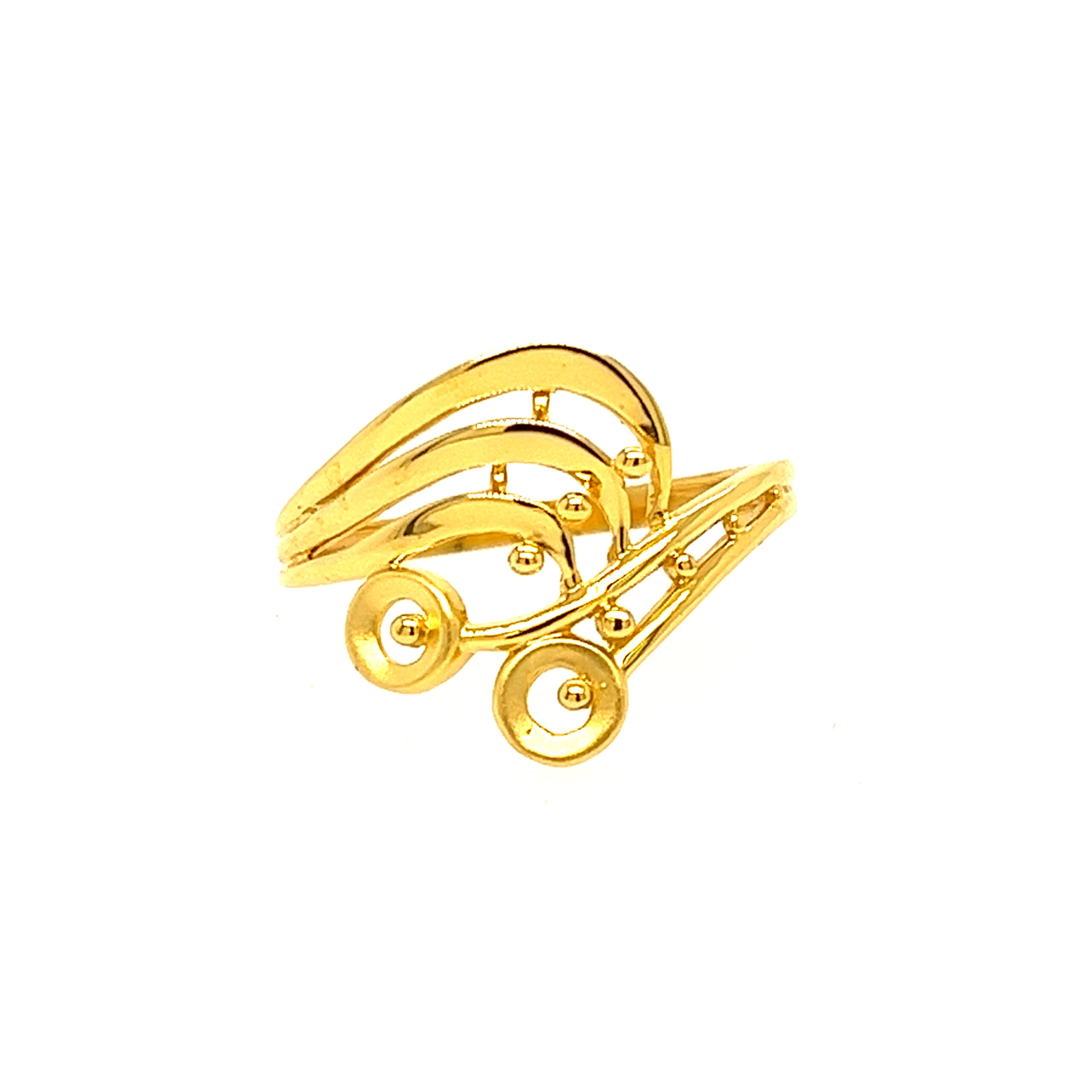 22k Gold Plain Perfect Ring - Image 2
