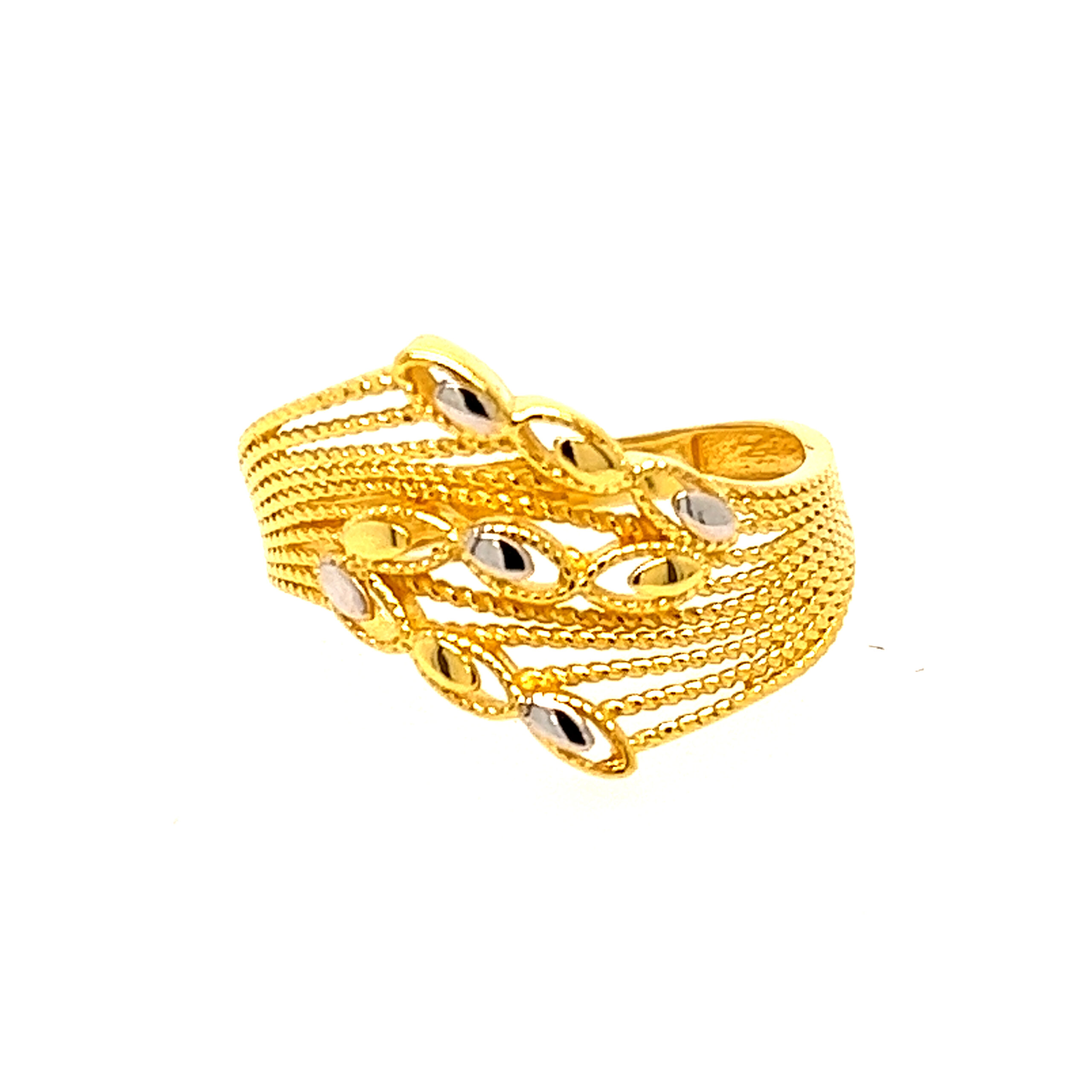 22k Gold Plain Dazzling Ring - Image 2