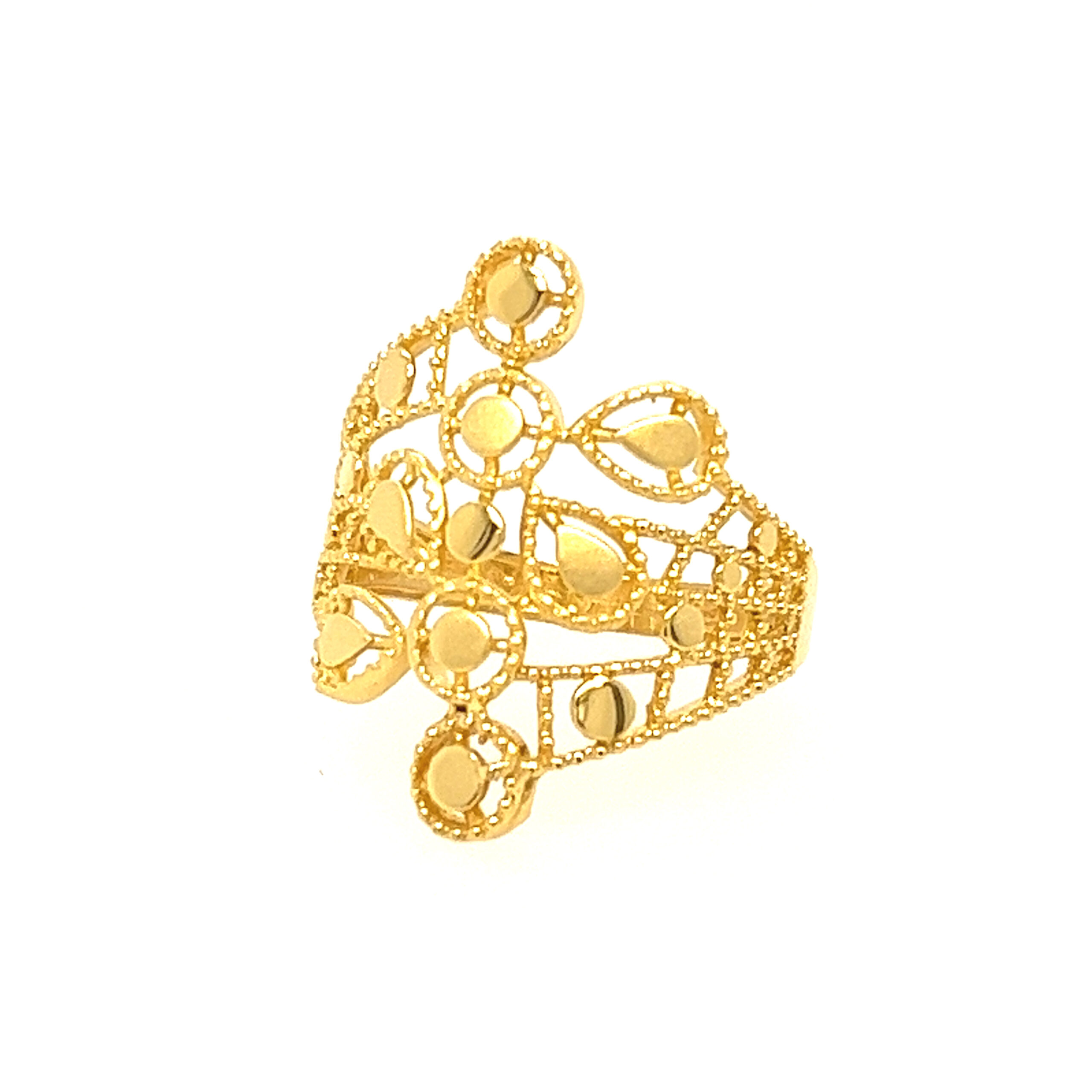 22k Gold Plain Traditional Ring