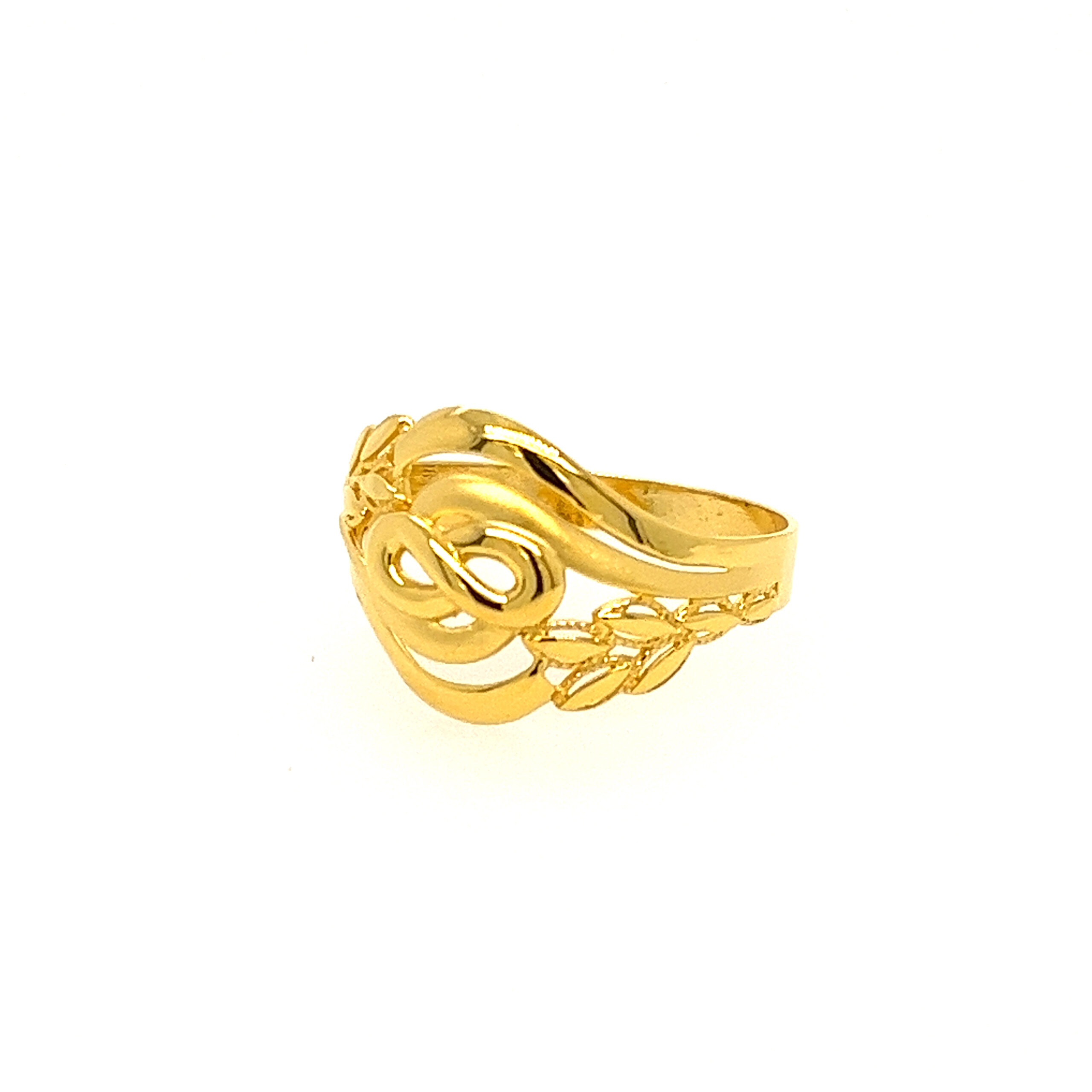 22k Gold Plain Elite Ring - Image 3