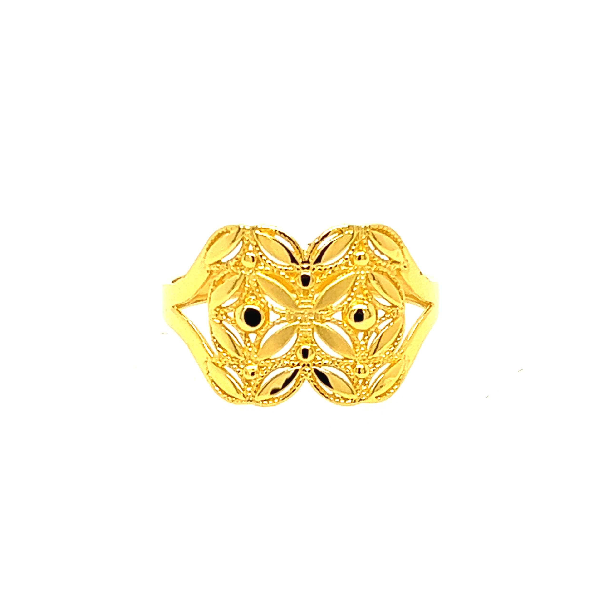 22k Gold Plain Elegant Ring - Image 2