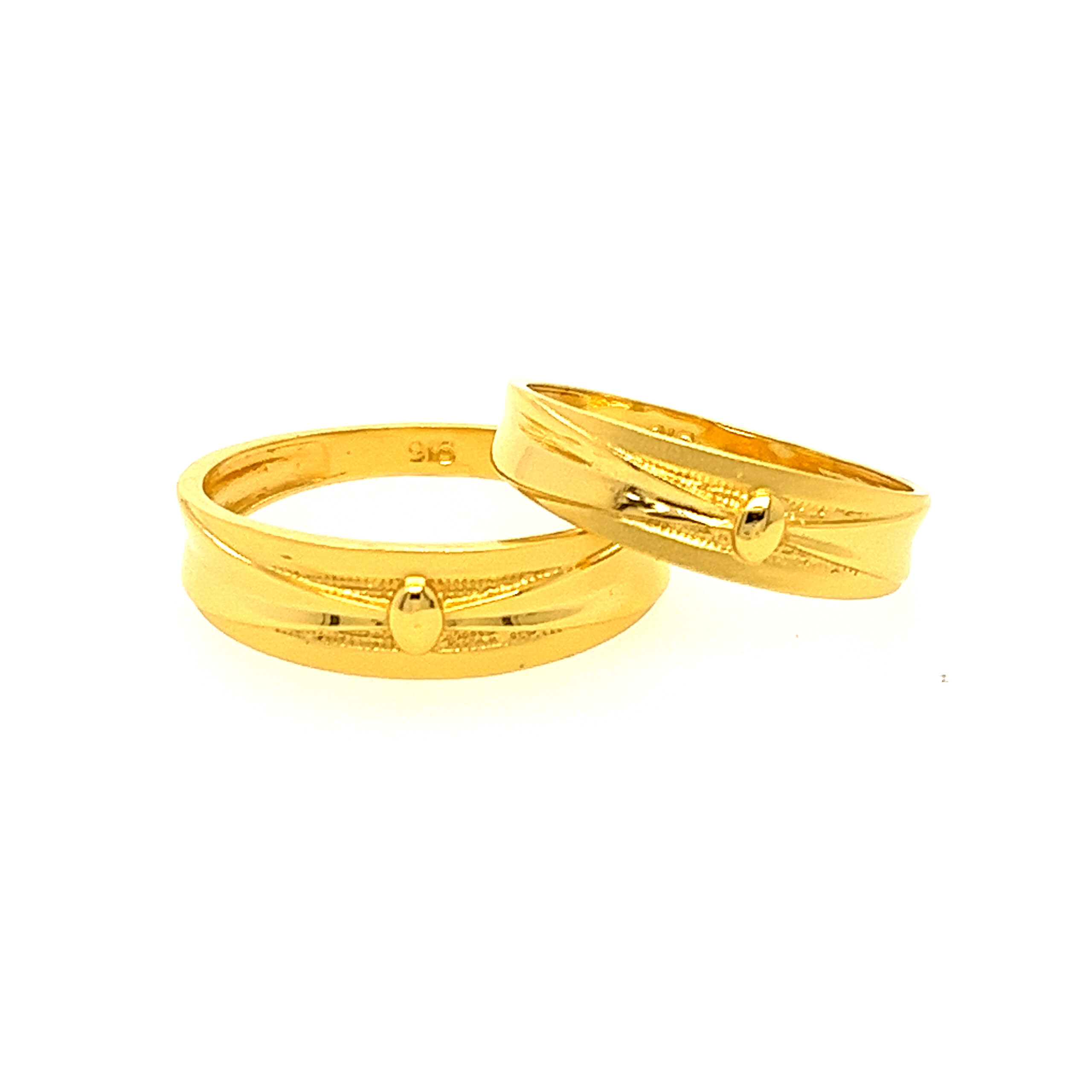 22k Yellow Gold Elite Couple Bands