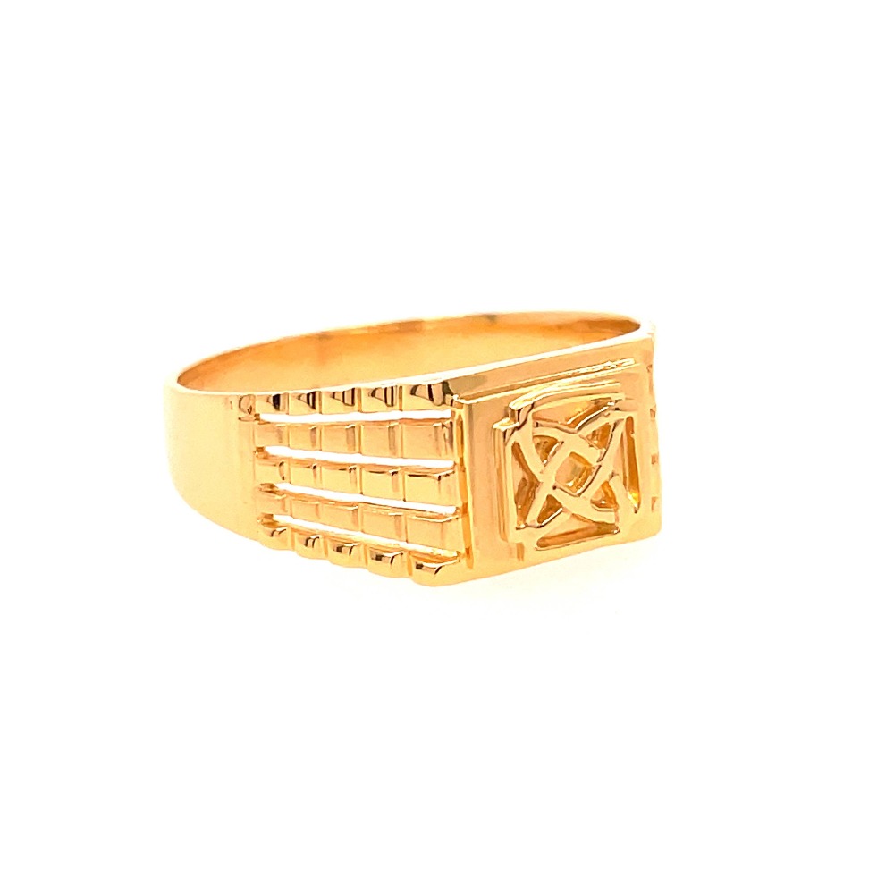 22k yellow gold royal plain ring - Image 4