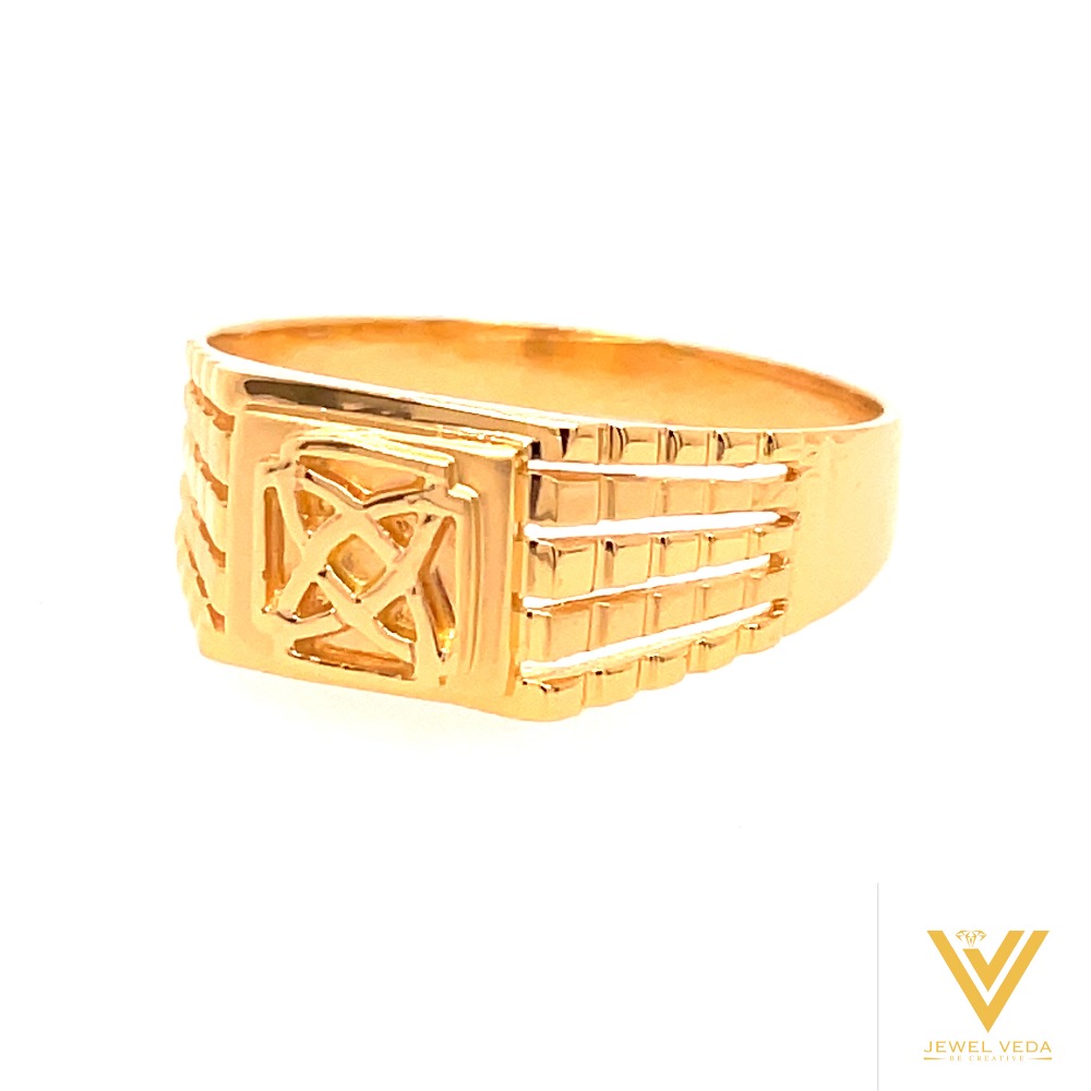 22k yellow gold royal plain ring - Image 2