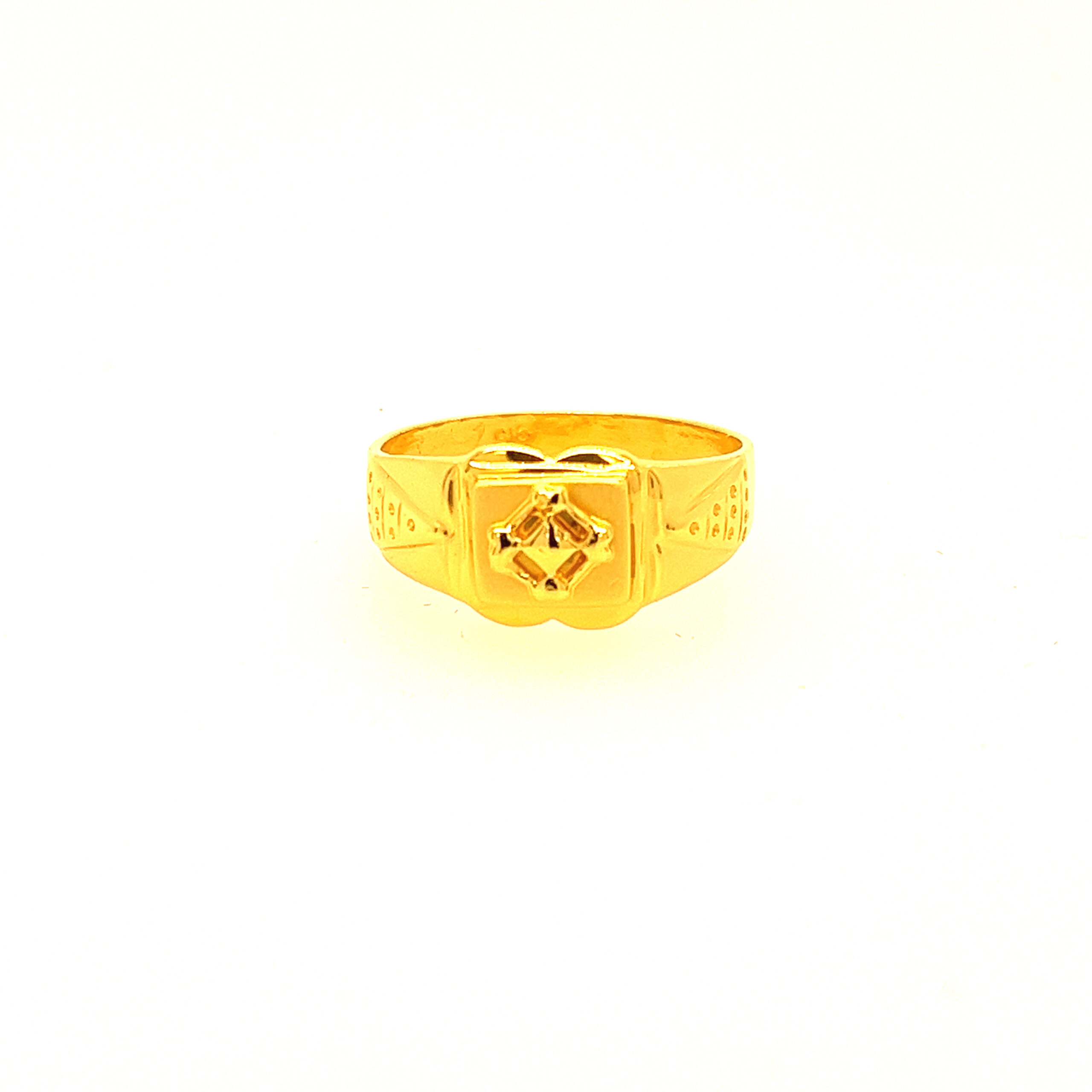 22k Yellow Gold Fancy Plain Ring