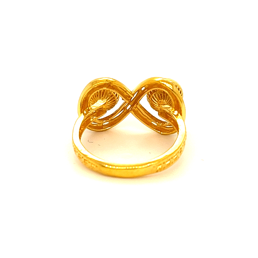 22k gold turkish loopy bends ring - Image 4