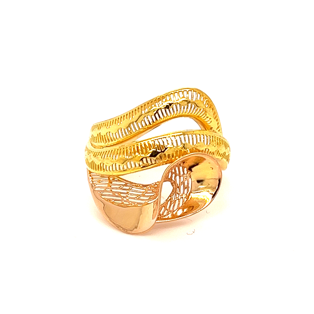 22k gold turkish plume feather ring - Image 3