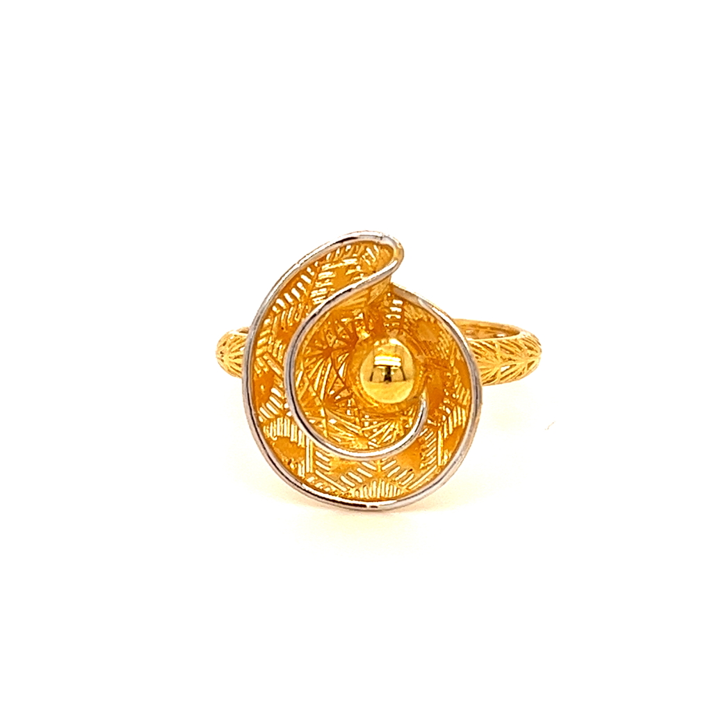 22k gold turkish ojo ring - Image 3