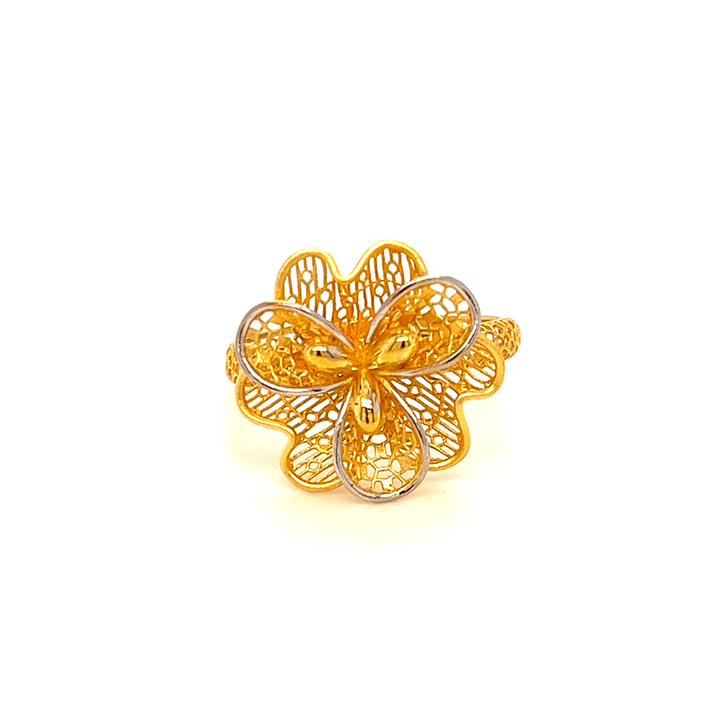 22k gold turkish syringa ring - Image 3