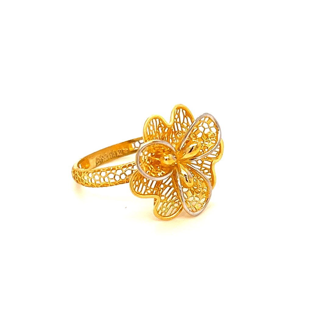 22k gold turkish syringa ring