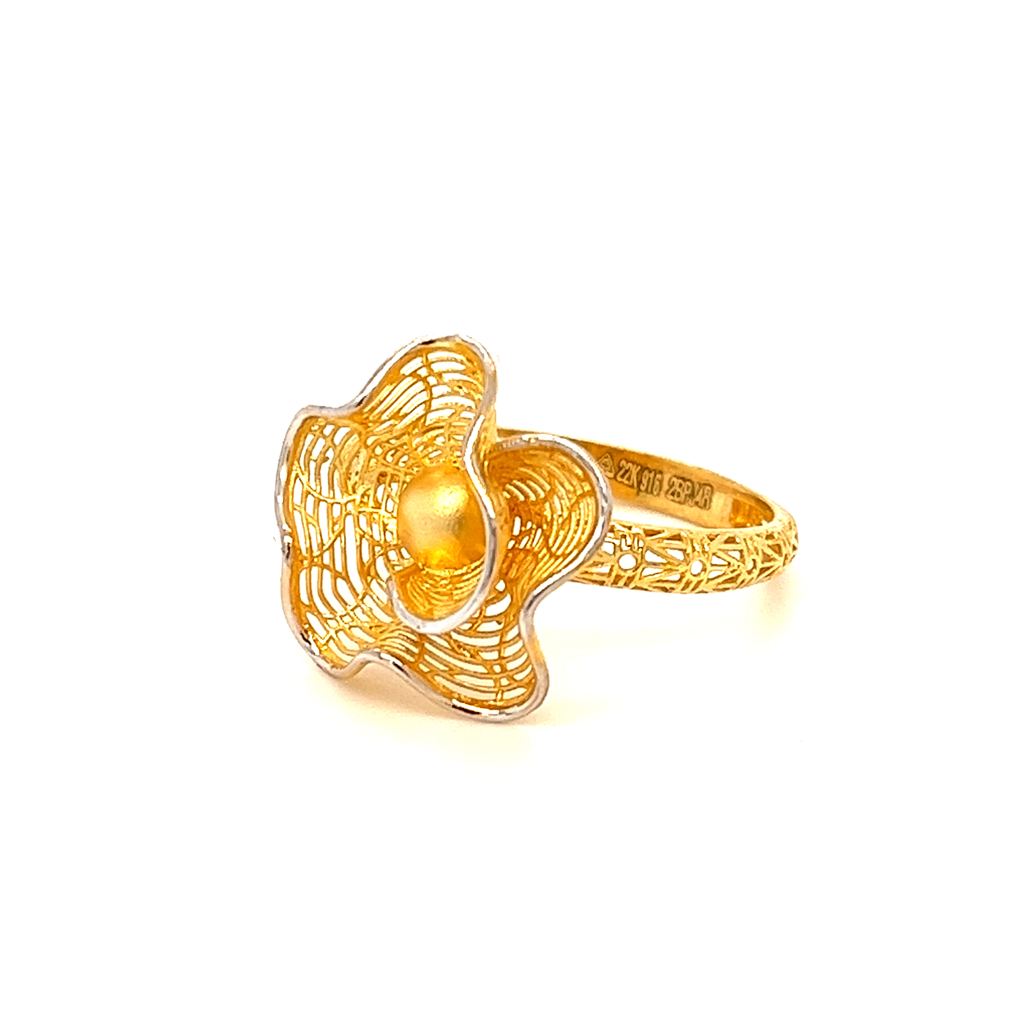 22k gold turkish courvy ring - Image 2