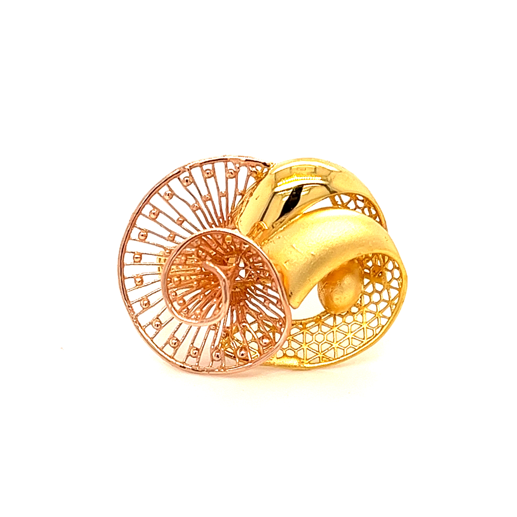 22k gold turkish dancing rejoice ring - Image 4