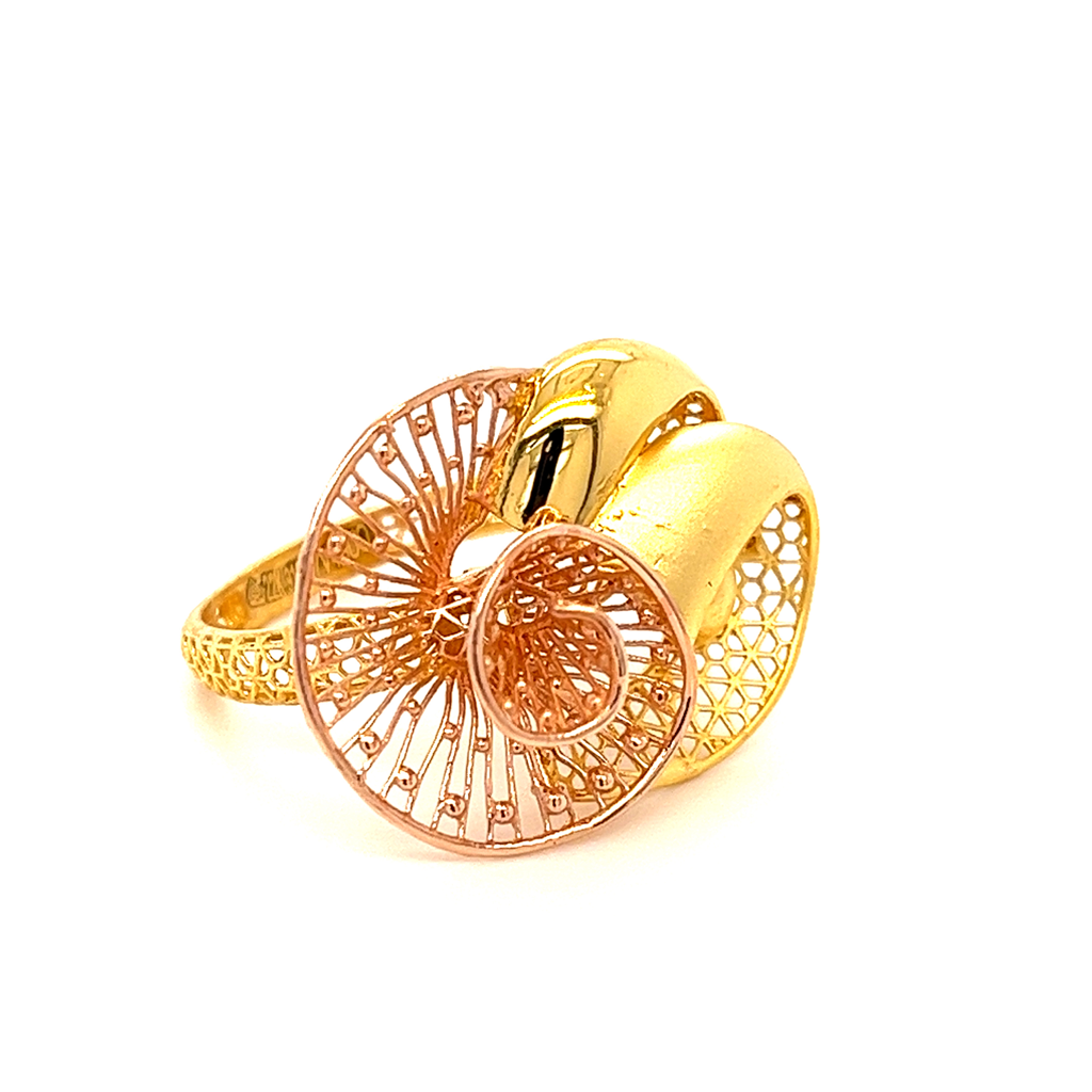 22k gold turkish dancing rejoice ring - Image 2